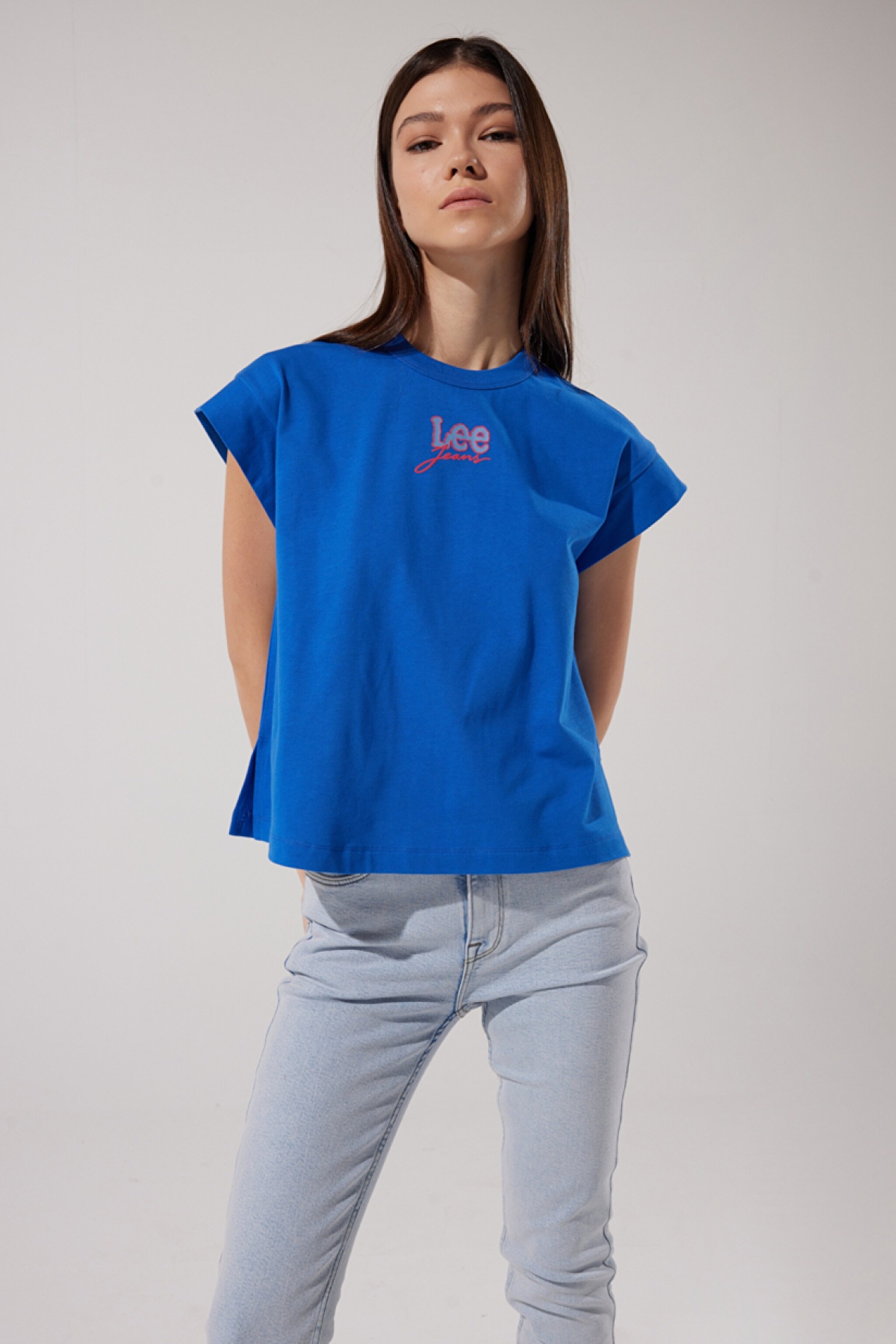 Regular Fit Normal Kesim %100 Pamuk Bisiklet Yaka Tişört - Ferris-L49KUWA13