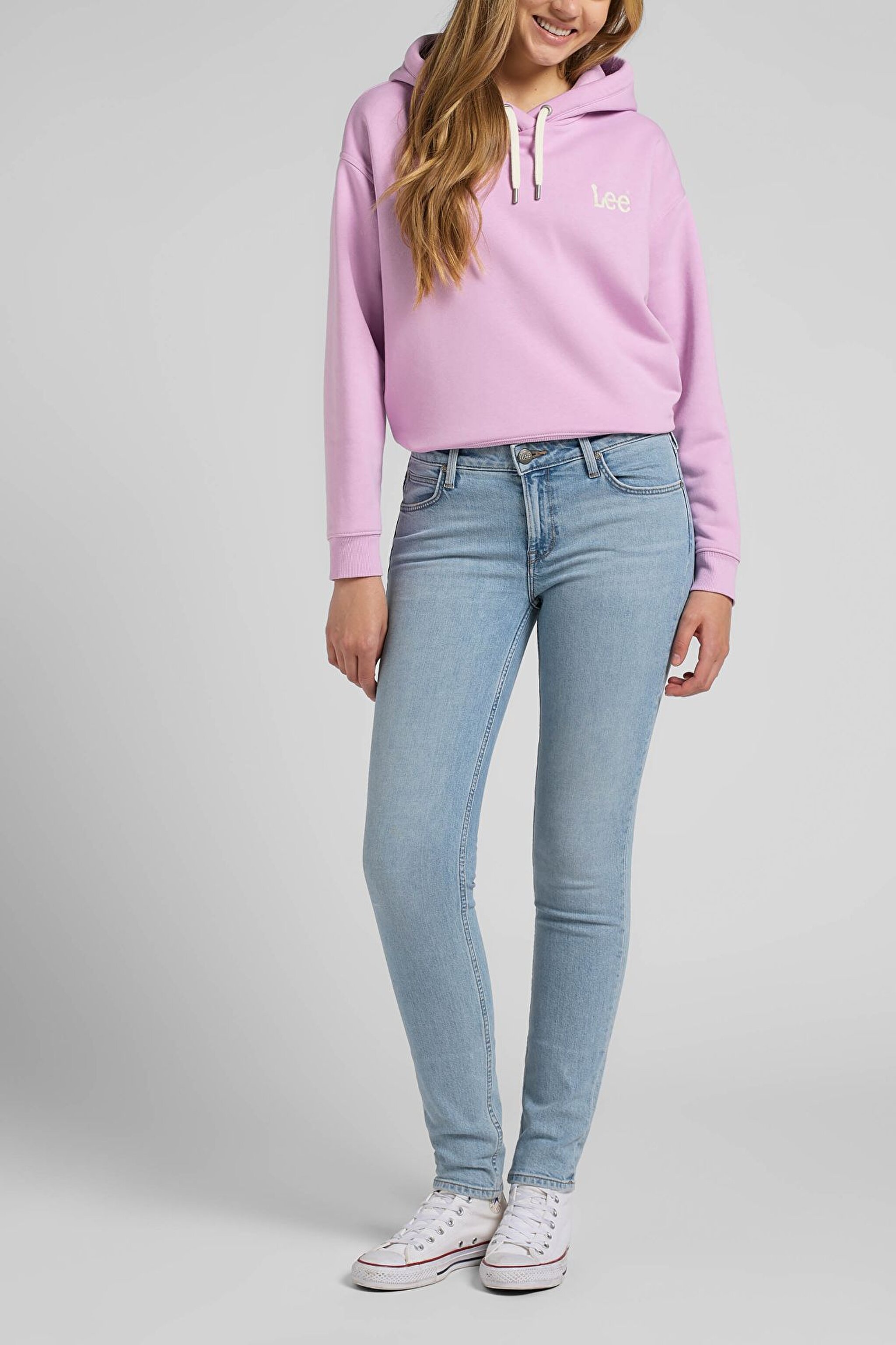 Scarlett Skinny Fit Dar Kesim Normal Bel Jean Kot Pantolon - Sunbleach-L526BKMT (görsel 2)