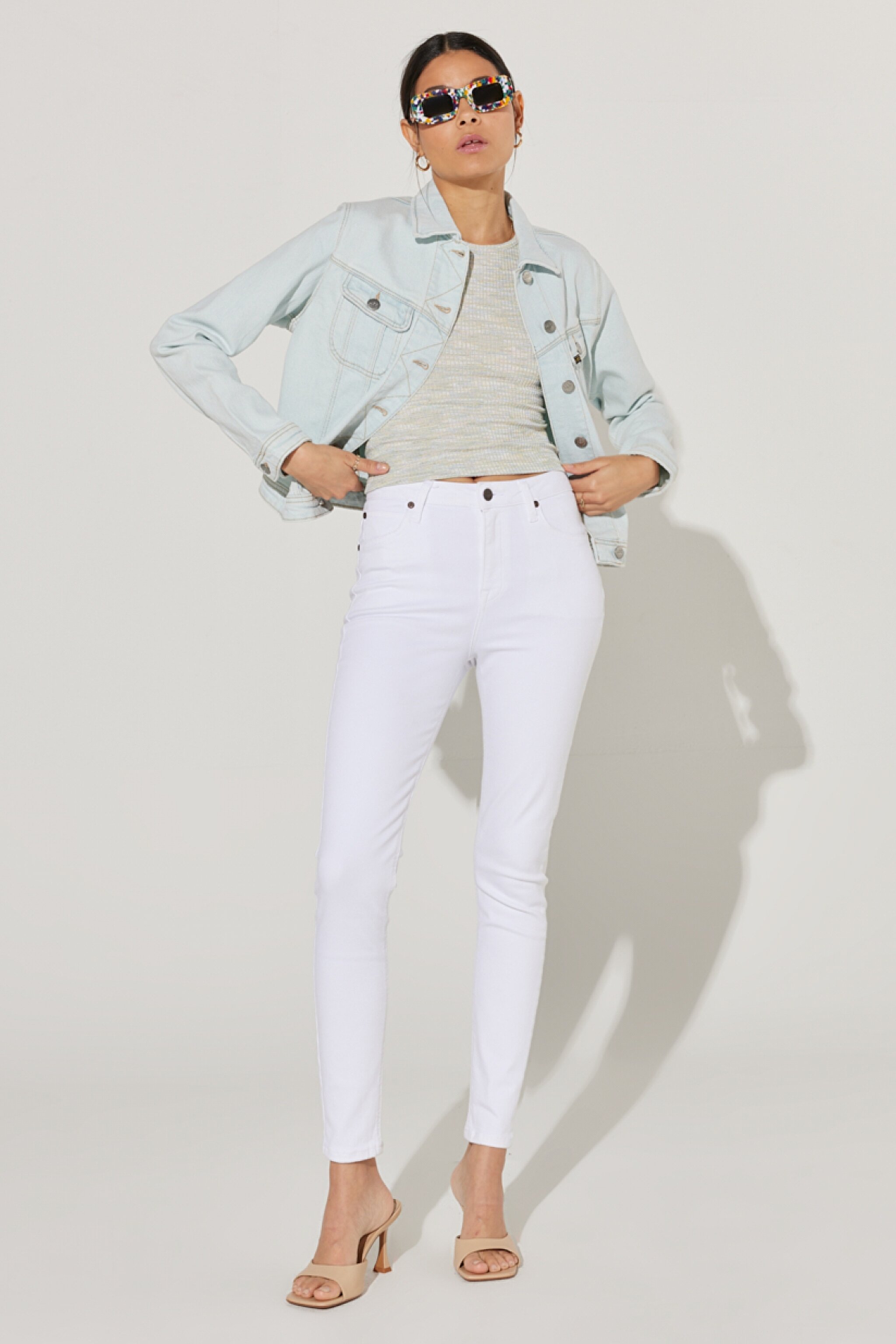 Trucker Regular Fit Normal Kesim Açık Mavi Jean Kot Ceket - Brisk Air-L54MGWB31 (görsel 6)