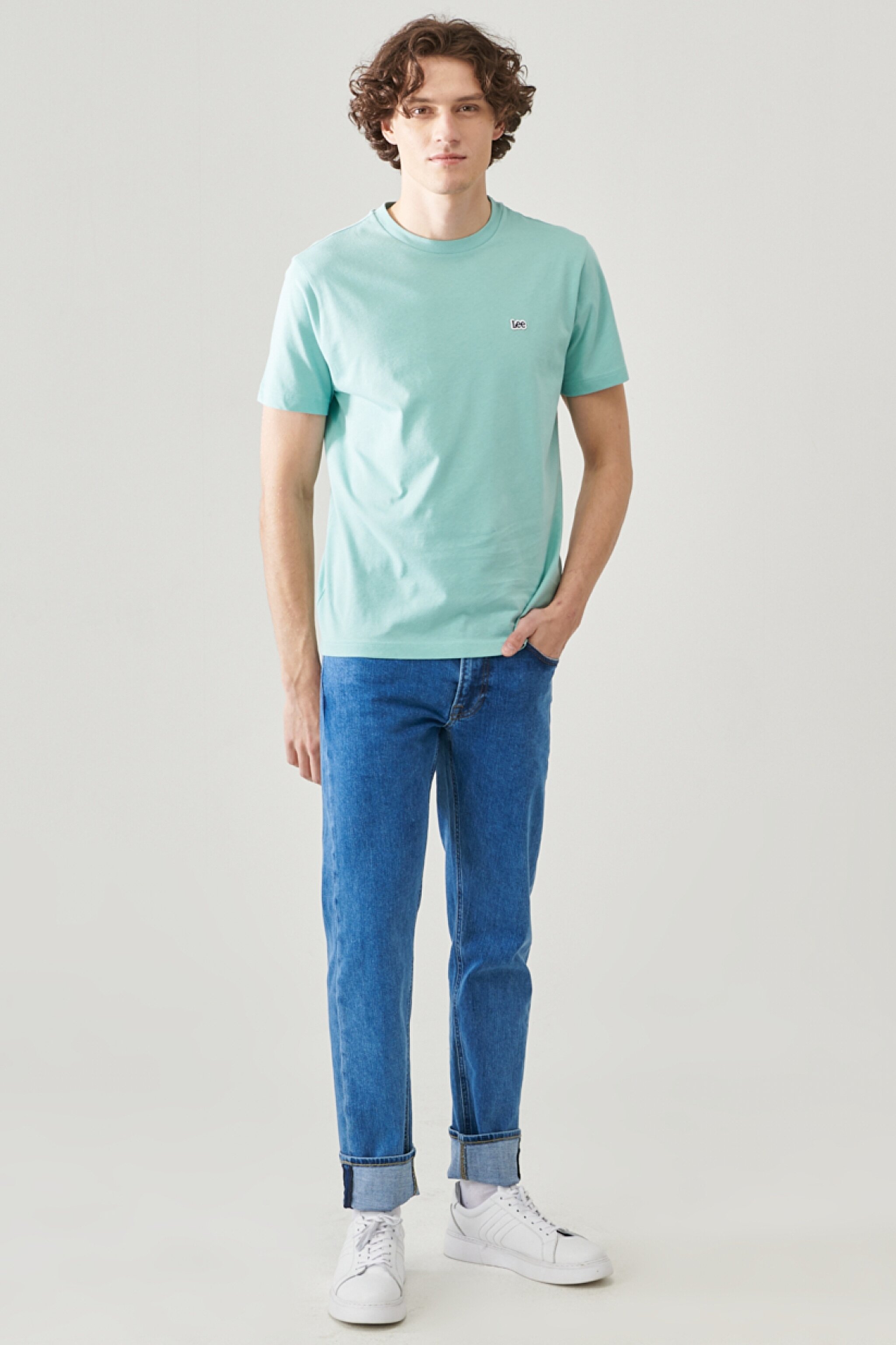 Regular Fit Rahat Kesim %100 Pamuk Bisiklet Yaka SS Crew Neck Tişört