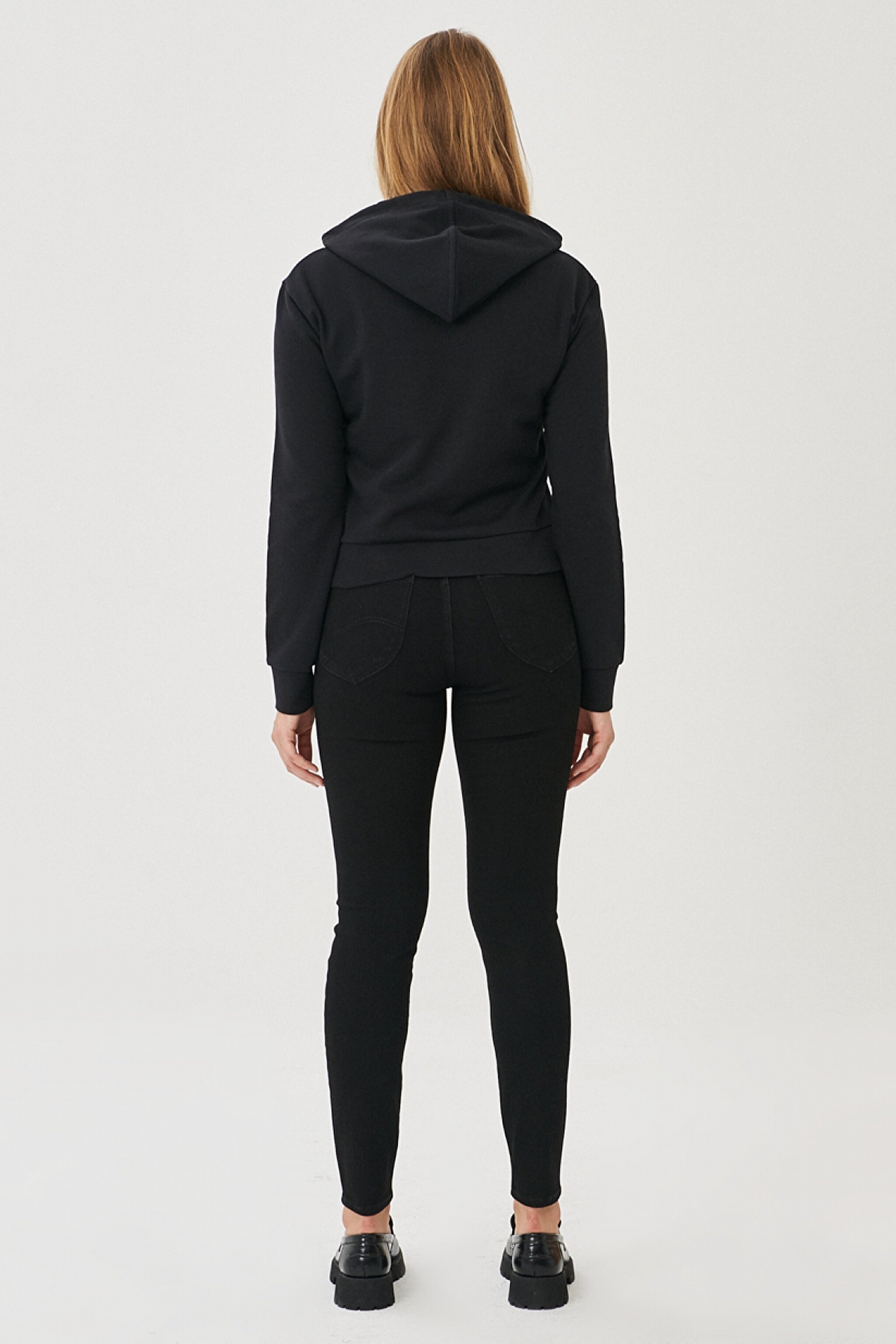 Scarlett High Skinny Fit Yüksek Bel Jean Pantolon - Black-L626002001 (görsel 5)