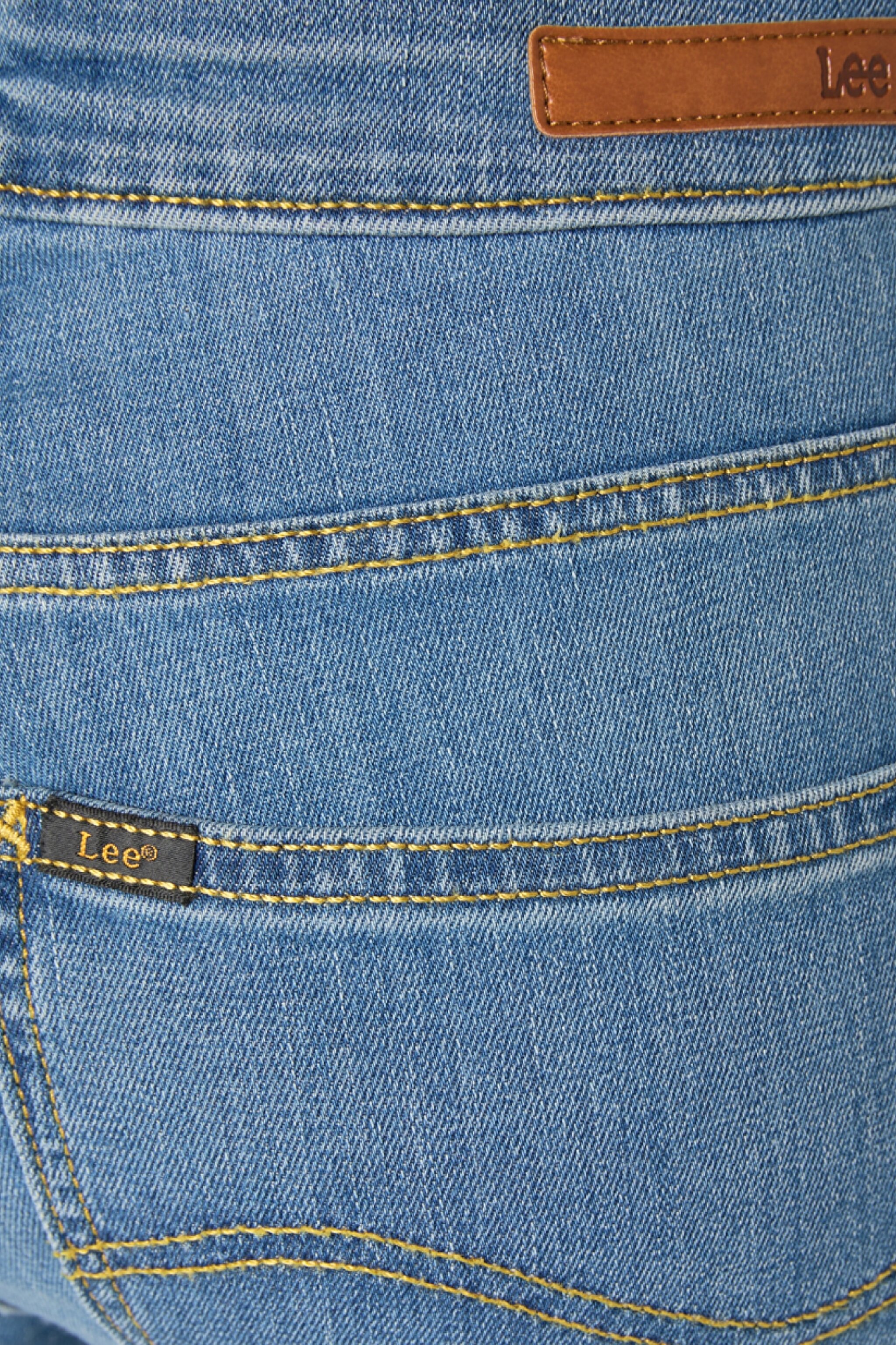 Scarlett Skinny Fit Dar Kesim Yüksek Bel Esnek Jean Kot Pantolon - Mid Blue-L626EMXT (görsel 6)
