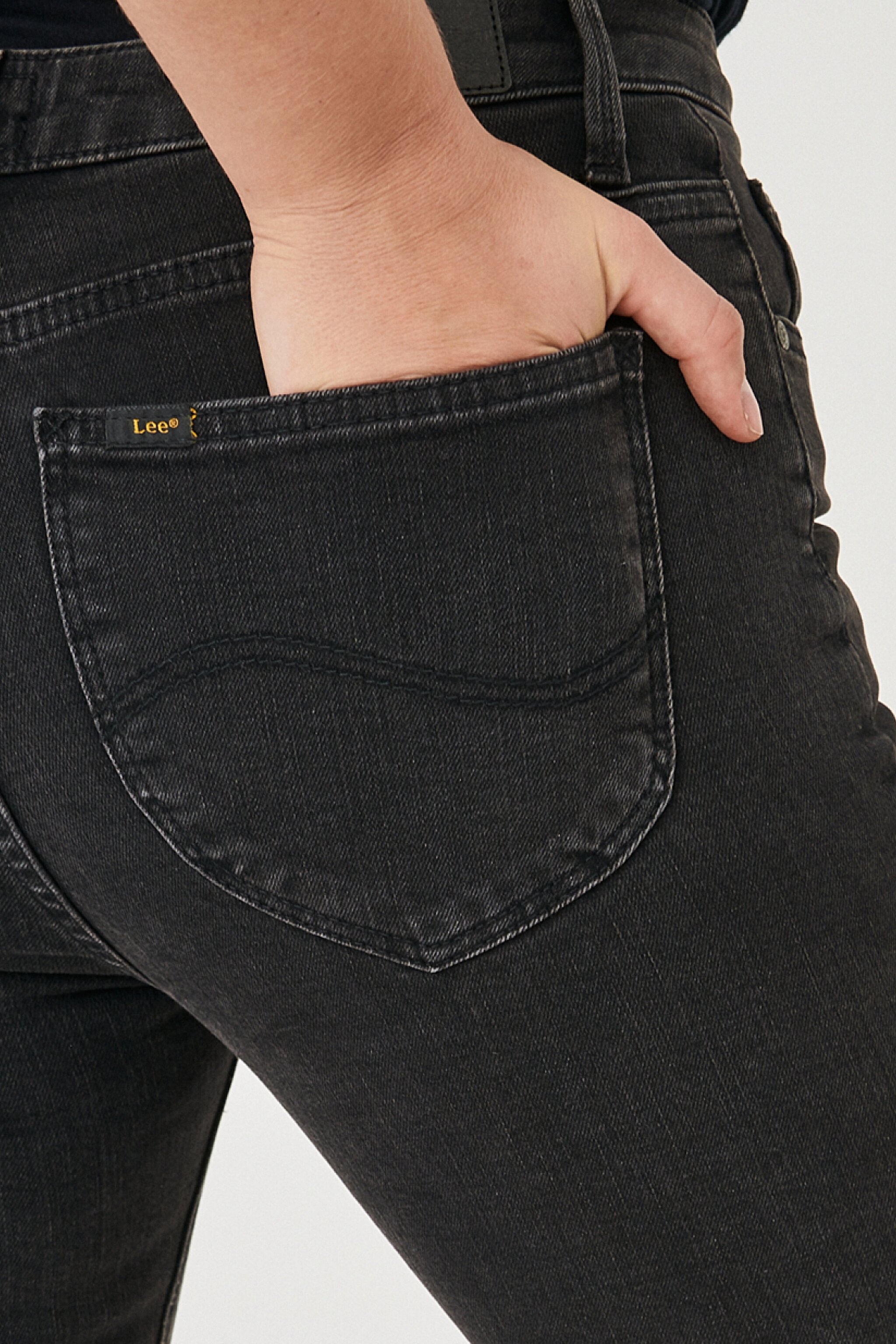 Scarlett High Skinny Fit Yüksek Bel Jean Pantolon - Black-L626SHMY (görsel 5)