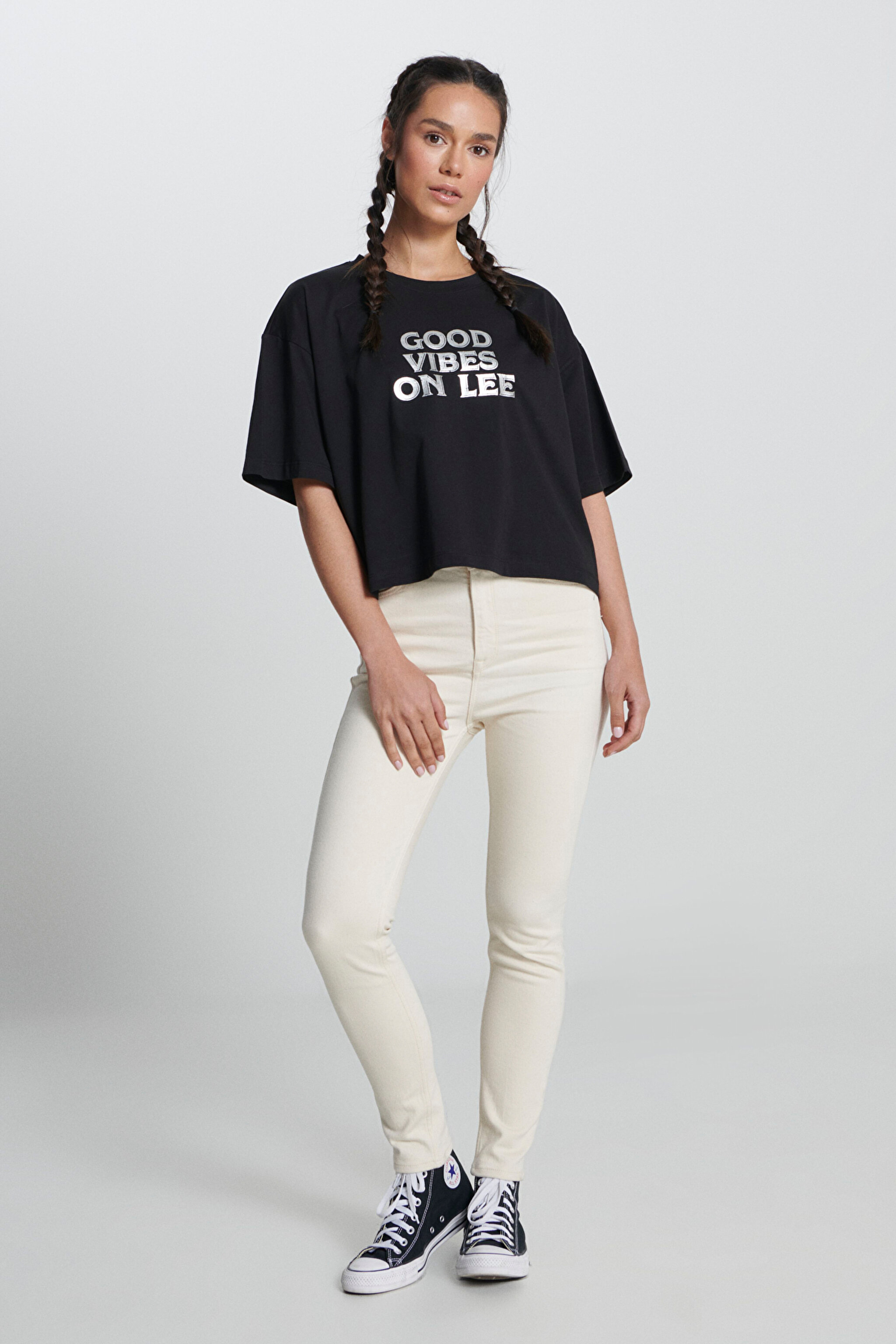 Scarlett Skinny Fit Dar Kesim Yüksek Bel Esnek Jean Kot Pantolon - Raw-L626TP49
