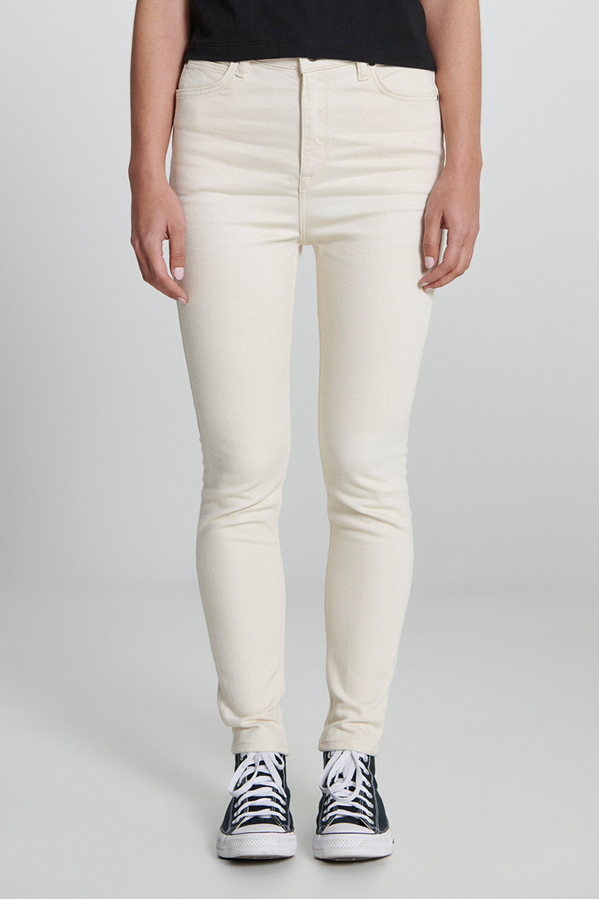 Scarlett Skinny Fit Dar Kesim Yüksek Bel Esnek Jean Kot Pantolon - Raw-L626TP49 (görsel 2)