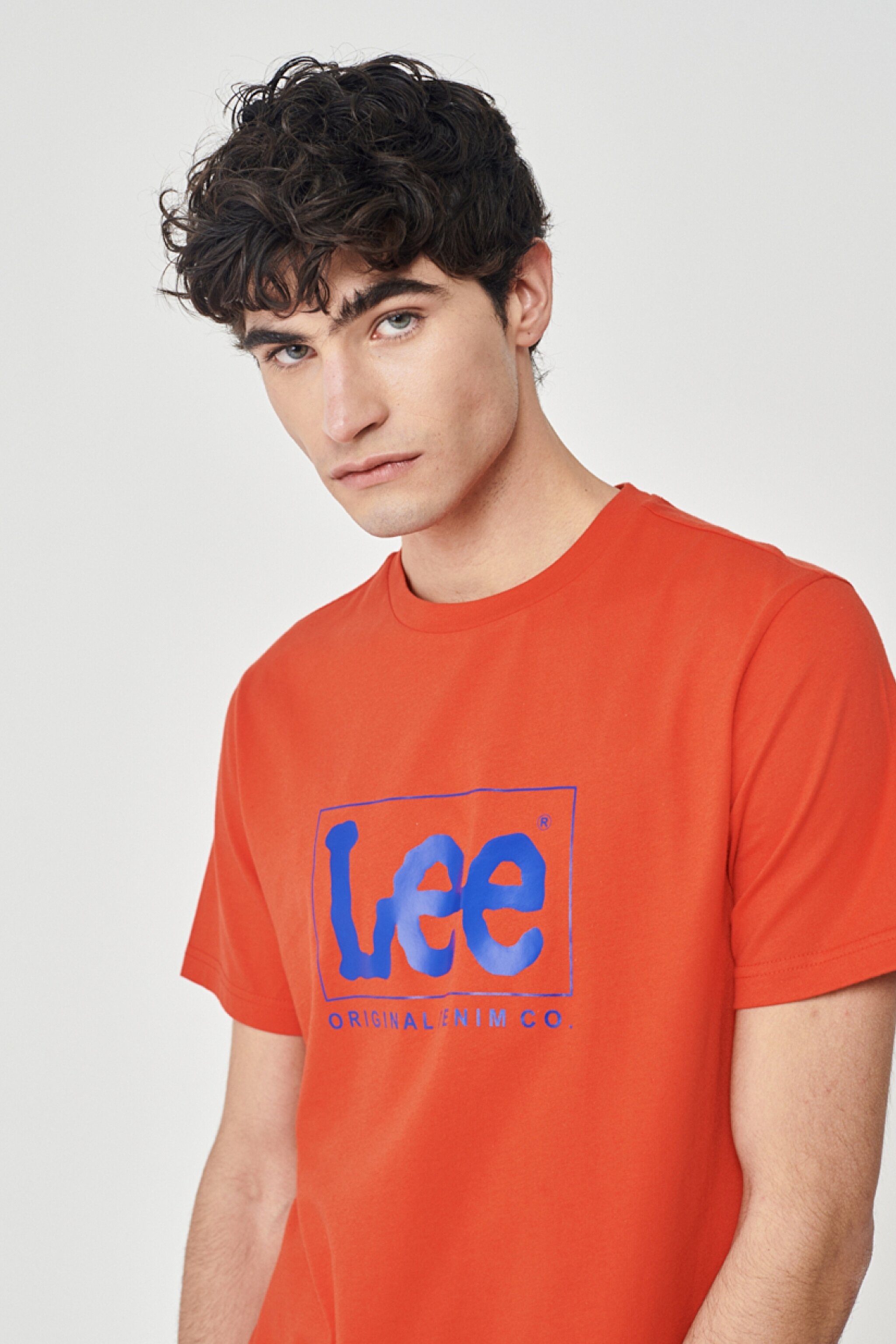 Regular Fit Normal Kesim %100 Pamuk Bisiklet Yaka Mercan Tişört - Coral-L68TYS512 (görsel 4)