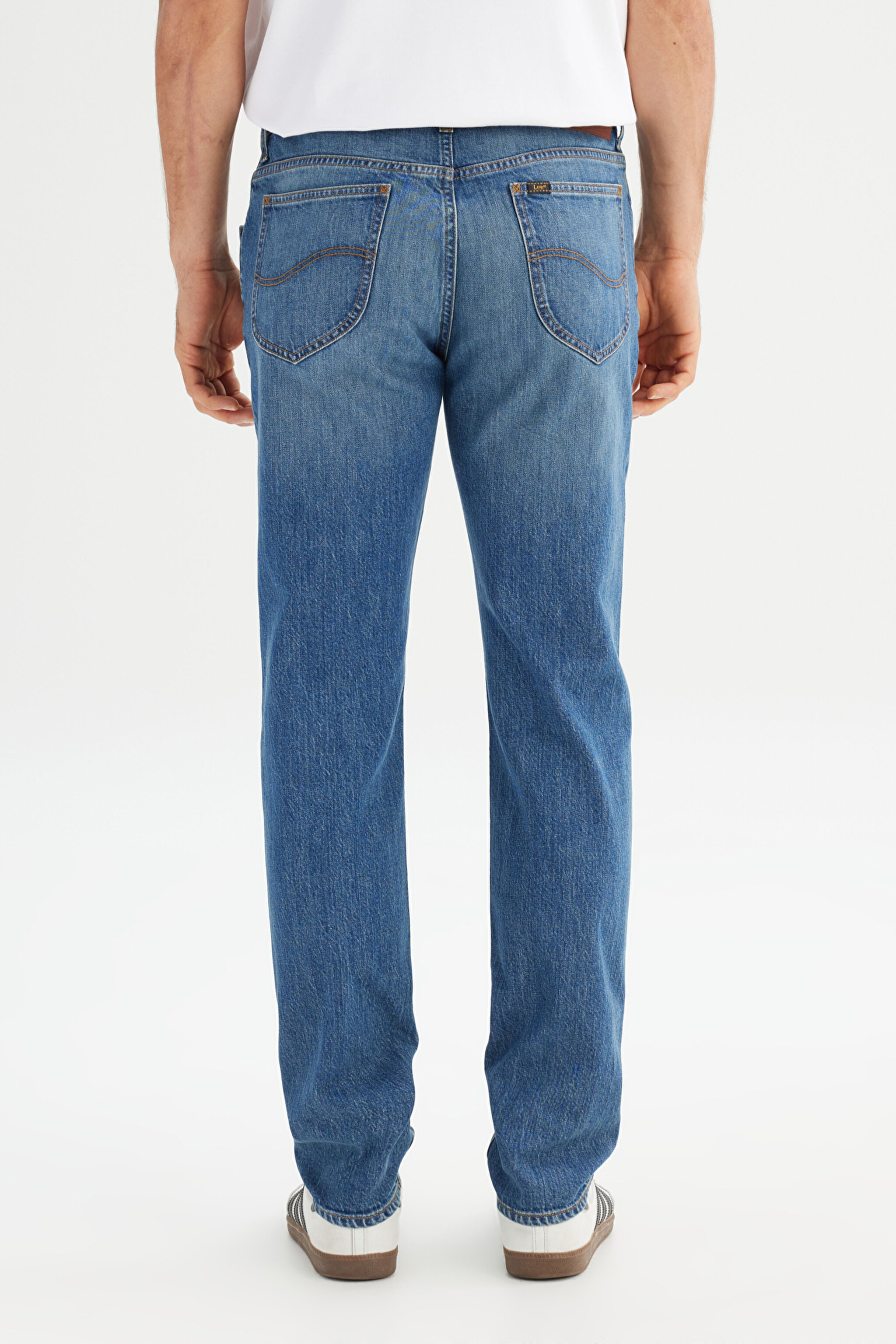 Pamuklu Slim Fit Dar Kesim Esnek Jean Denim Kot Pantolon - Worn From Raw-L70100029HD (görsel 5)