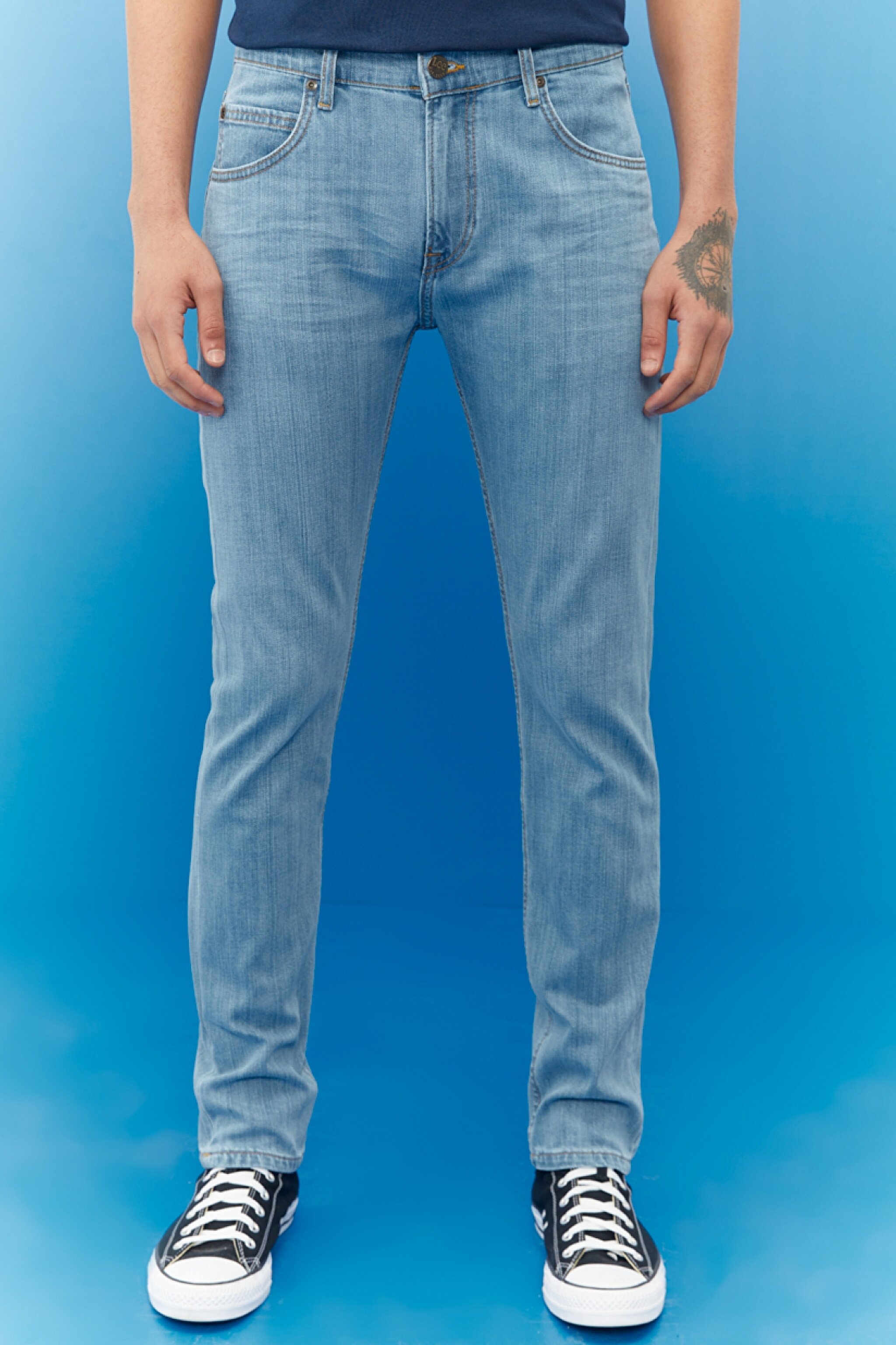 Rider Slim Fit Dar Kesim Normal Bel Esnek Jean Kot Pantolon - Light Blue-L701015404