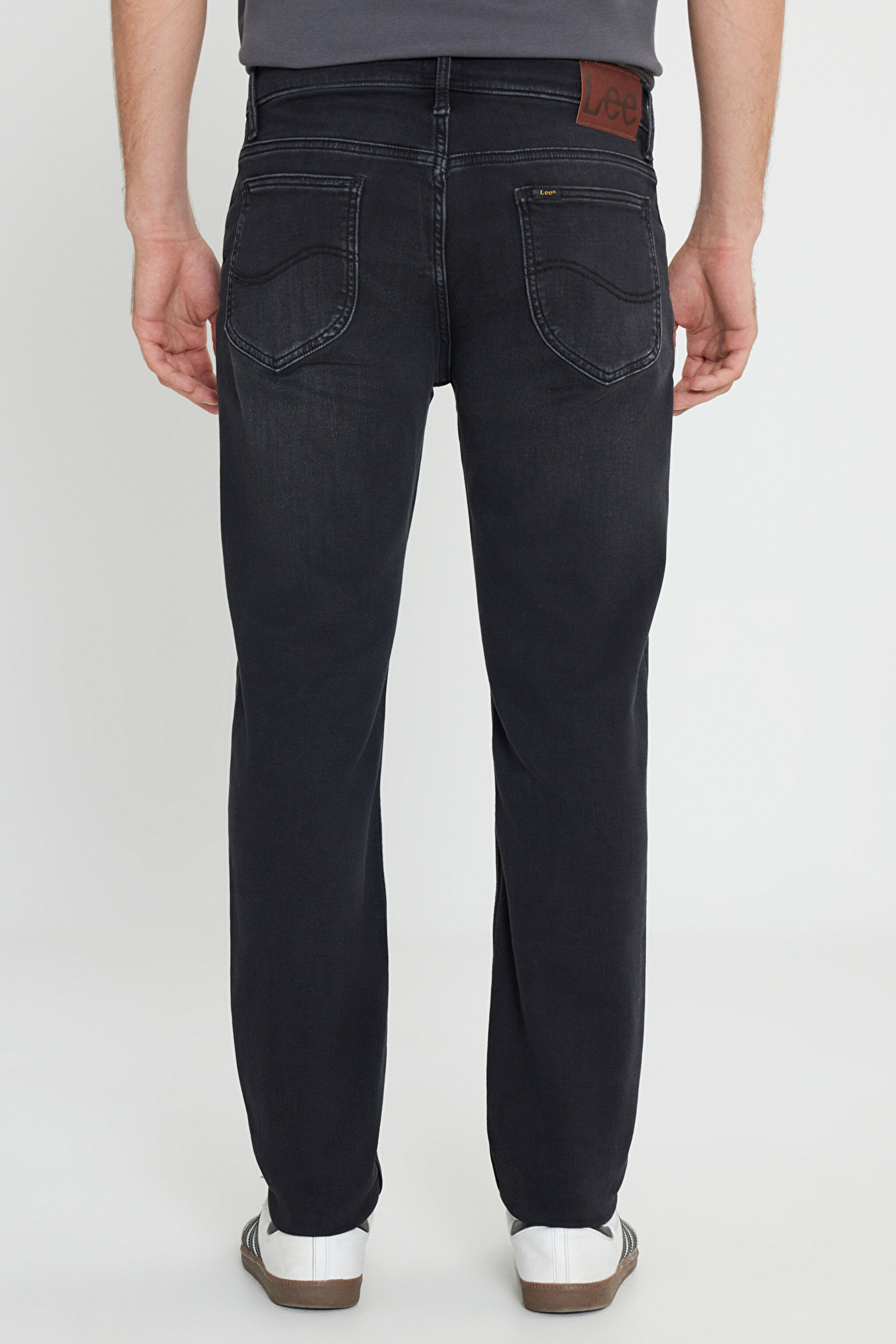 Rider Slim Fit Dar Kesim Normal Bel Siyah Esnek Jean Kot Pantolon - Black-L701025001 (görsel 4)