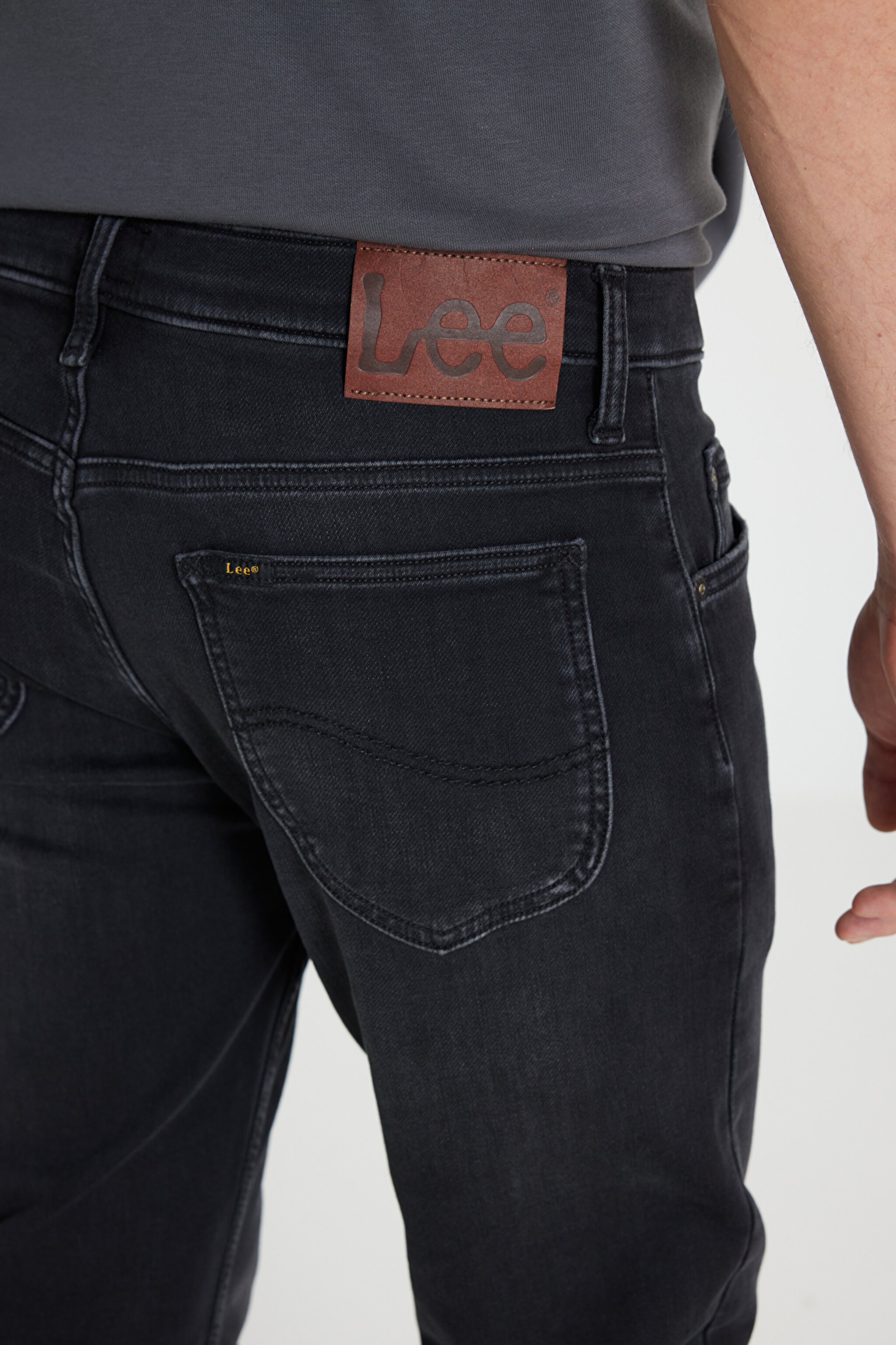 Rider Slim Fit Dar Kesim Normal Bel Siyah Esnek Jean Kot Pantolon - Black-L701025001 (görsel 6)