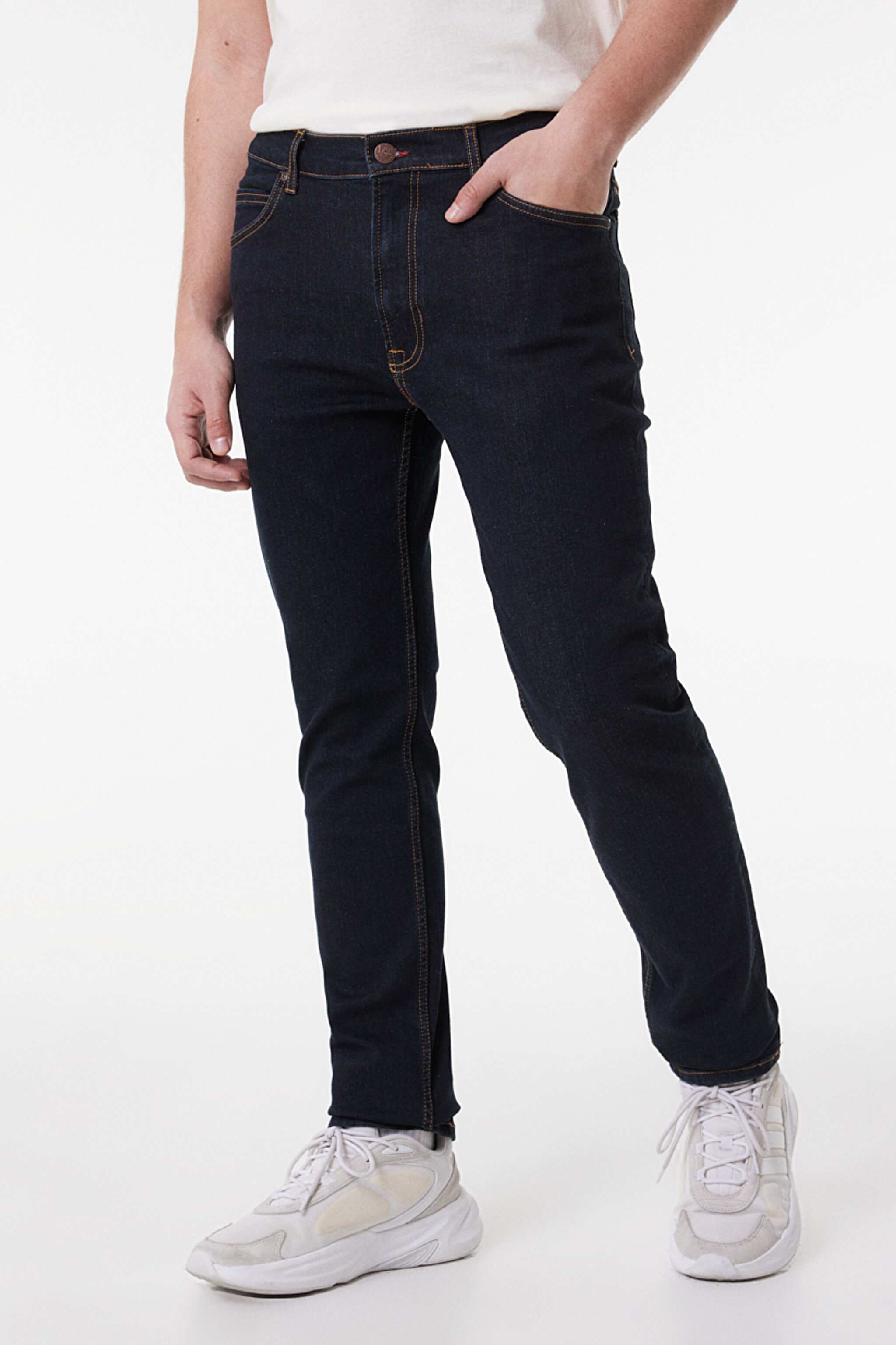 Rider Slim Fit Dar Kesim Normal Bel Esnek Jean Kot Pantolon - Rinse-L70105536 (görsel 2)