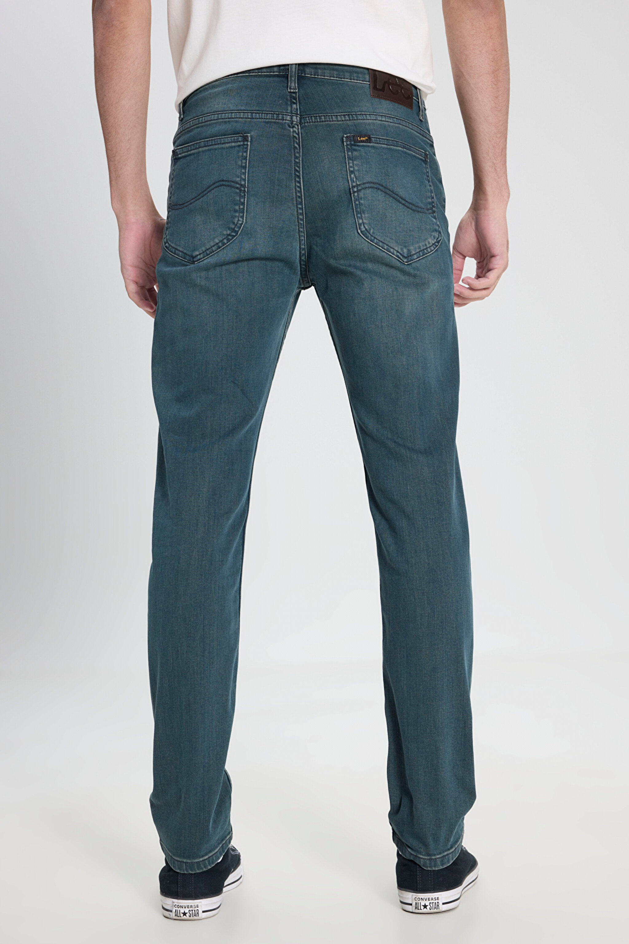 Slim Fit Dar Kesim Normal Bel Dar Paça Rider Antrasit Jean Kot Pantolon - Stone-L70115858 (görsel 5)