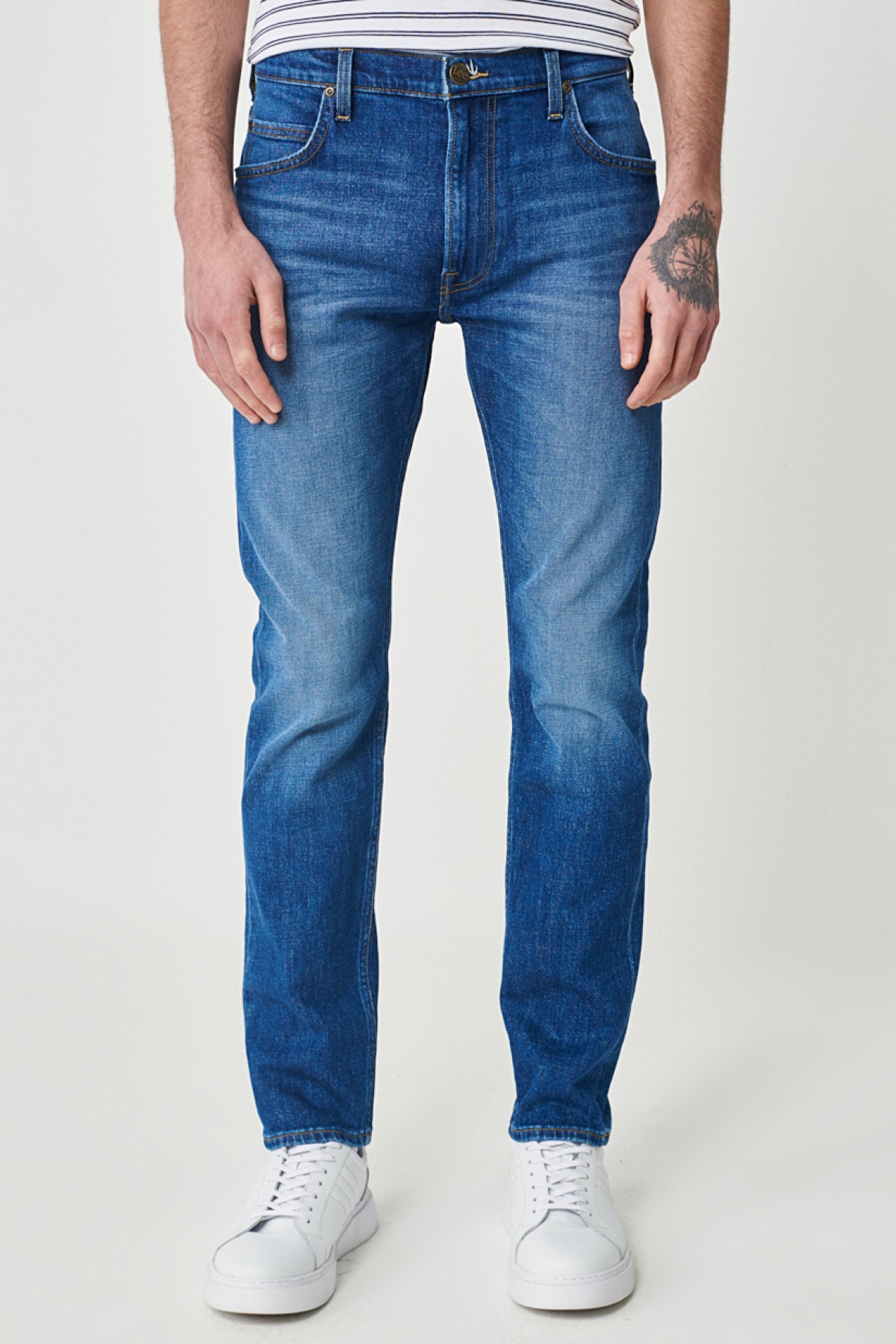 Rider Slim Straight Fit Dar Kesim Esnek Jean Kot Pantolon