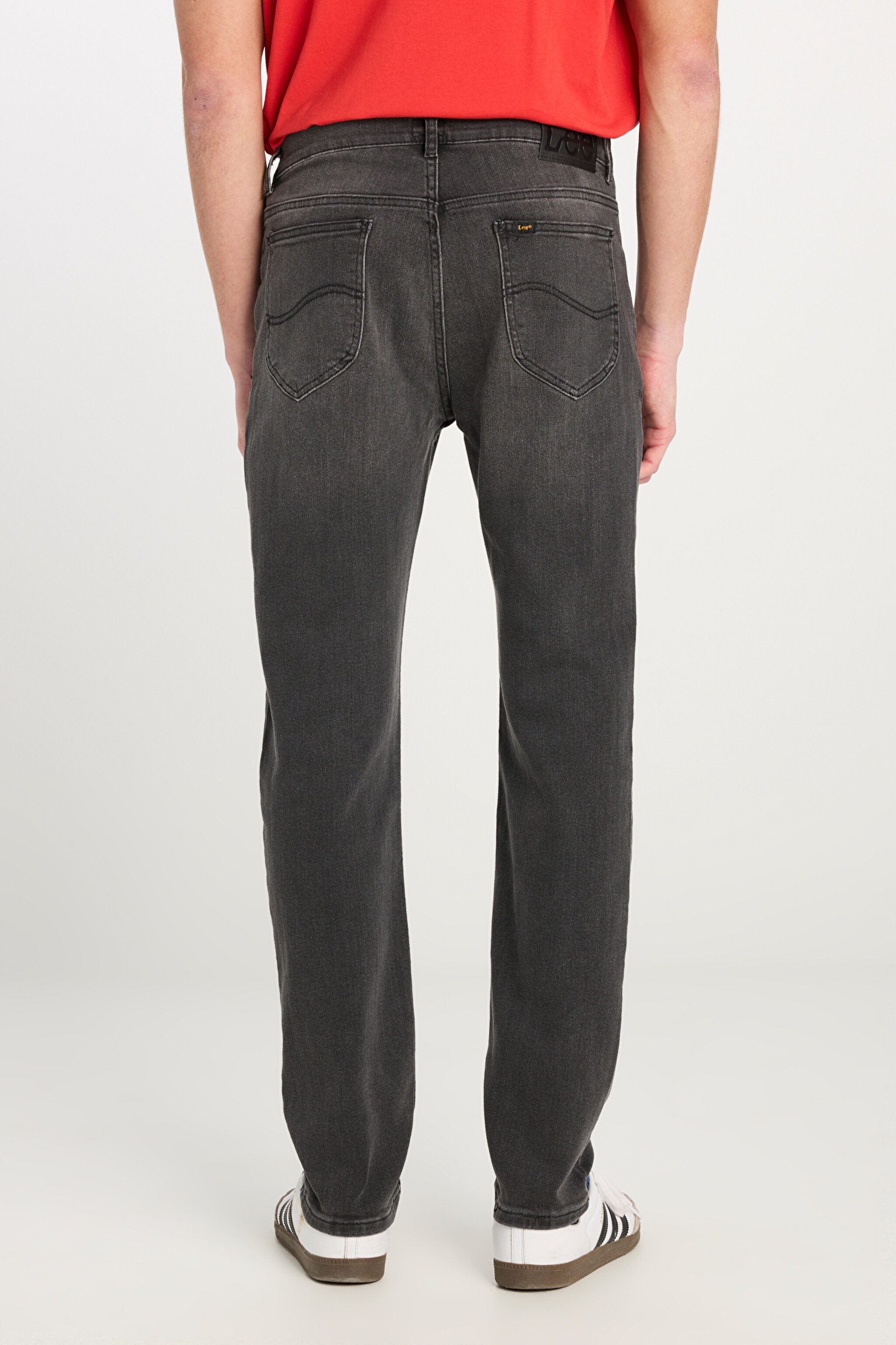 Rider Slim Fit Normal Bel Denim Esnek Jean Kot Pantolon - Light Gray-L701IZDT (görsel 4)