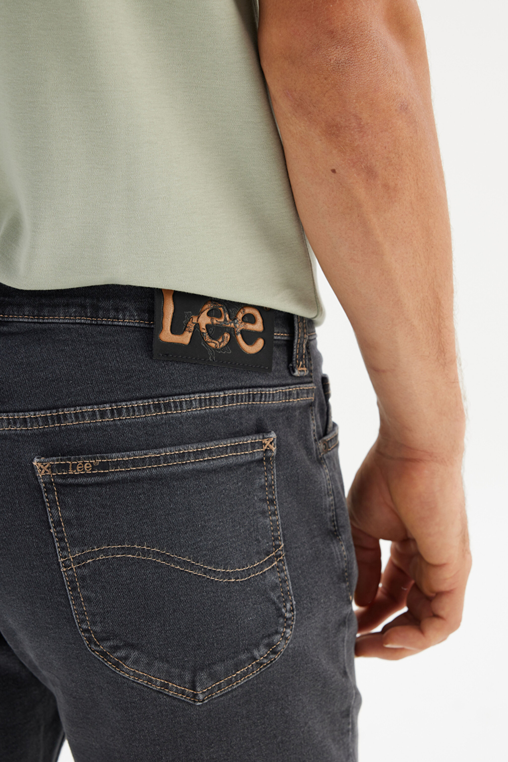 Rider Slim Fit Normal Bel Denim Esnek Jean Kot Pantolon - Black-L701OR47 (görsel 5)