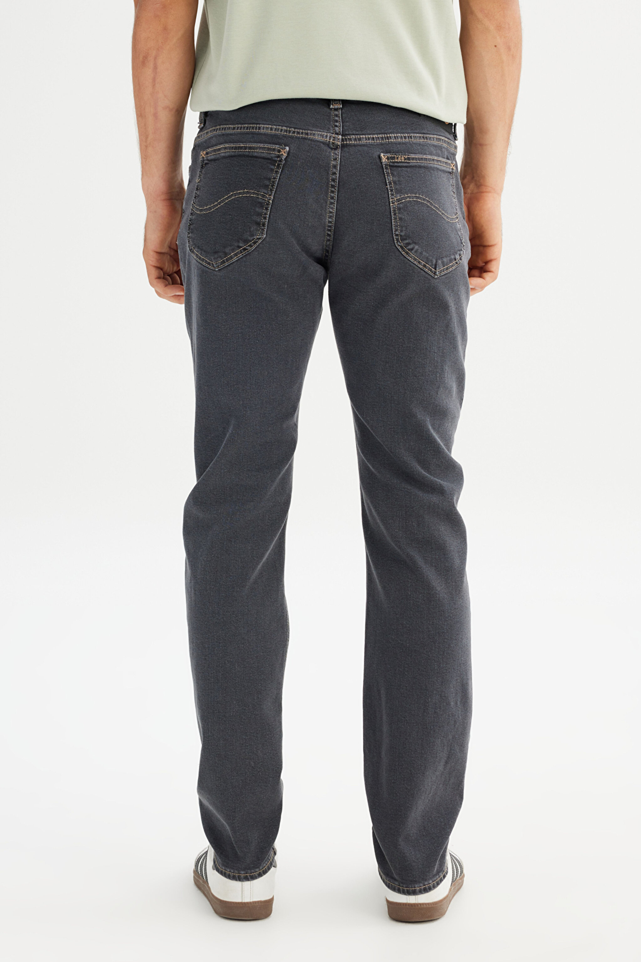 Rider Slim Fit Normal Bel Denim Esnek Jean Kot Pantolon - Black-L701OR47 (görsel 6)
