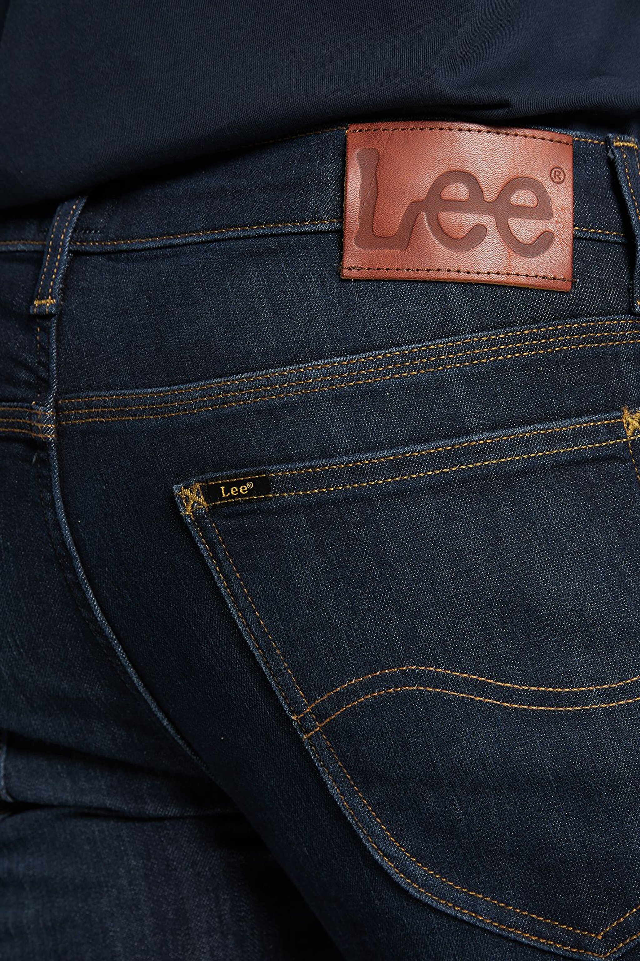 Daren Straight Fit Normal Bel Denim Esnek Jean Kot Pantolon - Dark Blue-L706AADB (görsel 6)