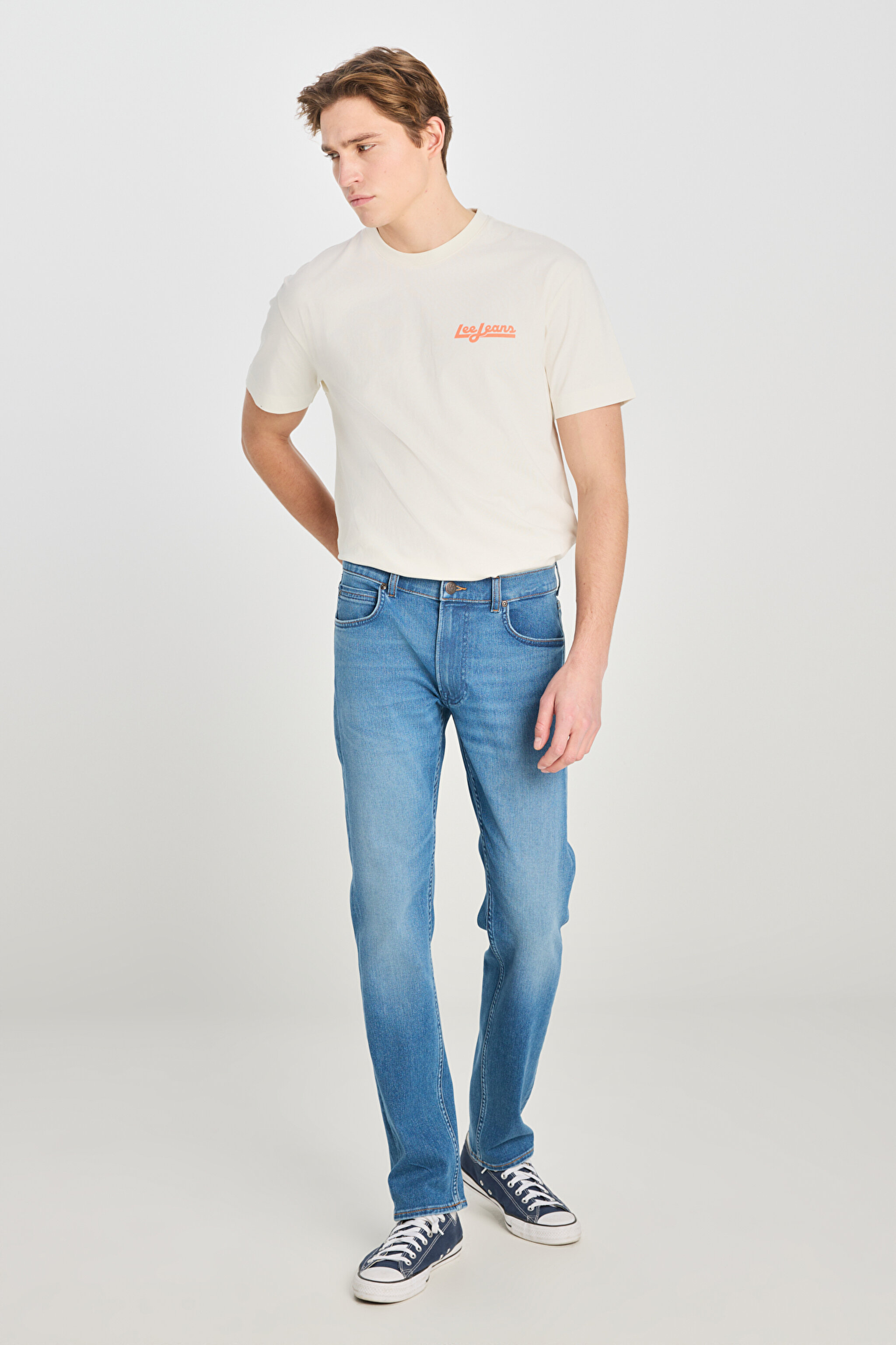Daren CoolMax Regular Fit Normal Kesim Açık Mavi Pamuklu Esnek Denim Jean Pantolon