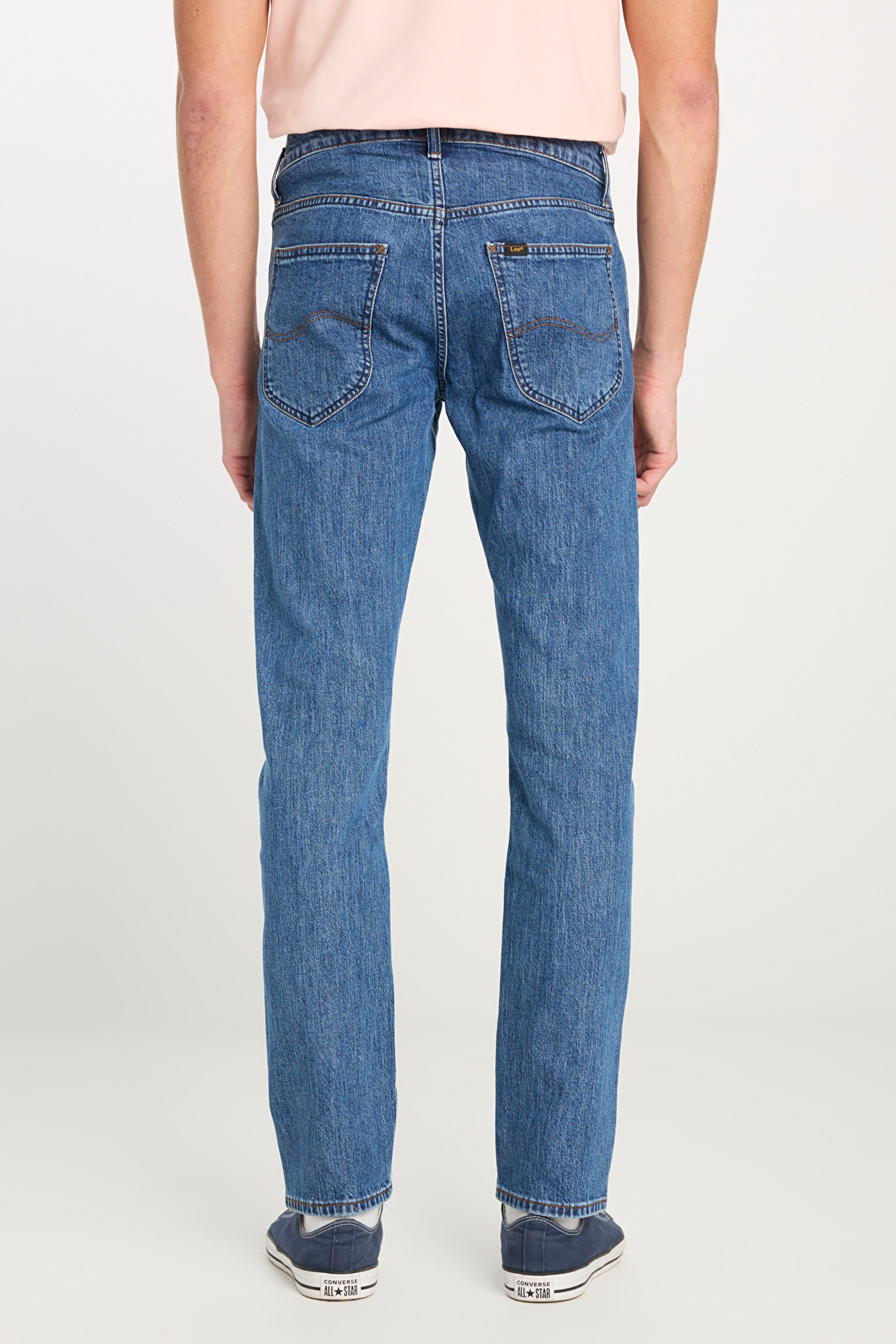Daren Regular Fit Normal Kesim Normal Bel Düz Paça Pamuklu Esnek İndigo Jean Denim Pantolon - Mid Indigo-L70700021381 (görsel 5)