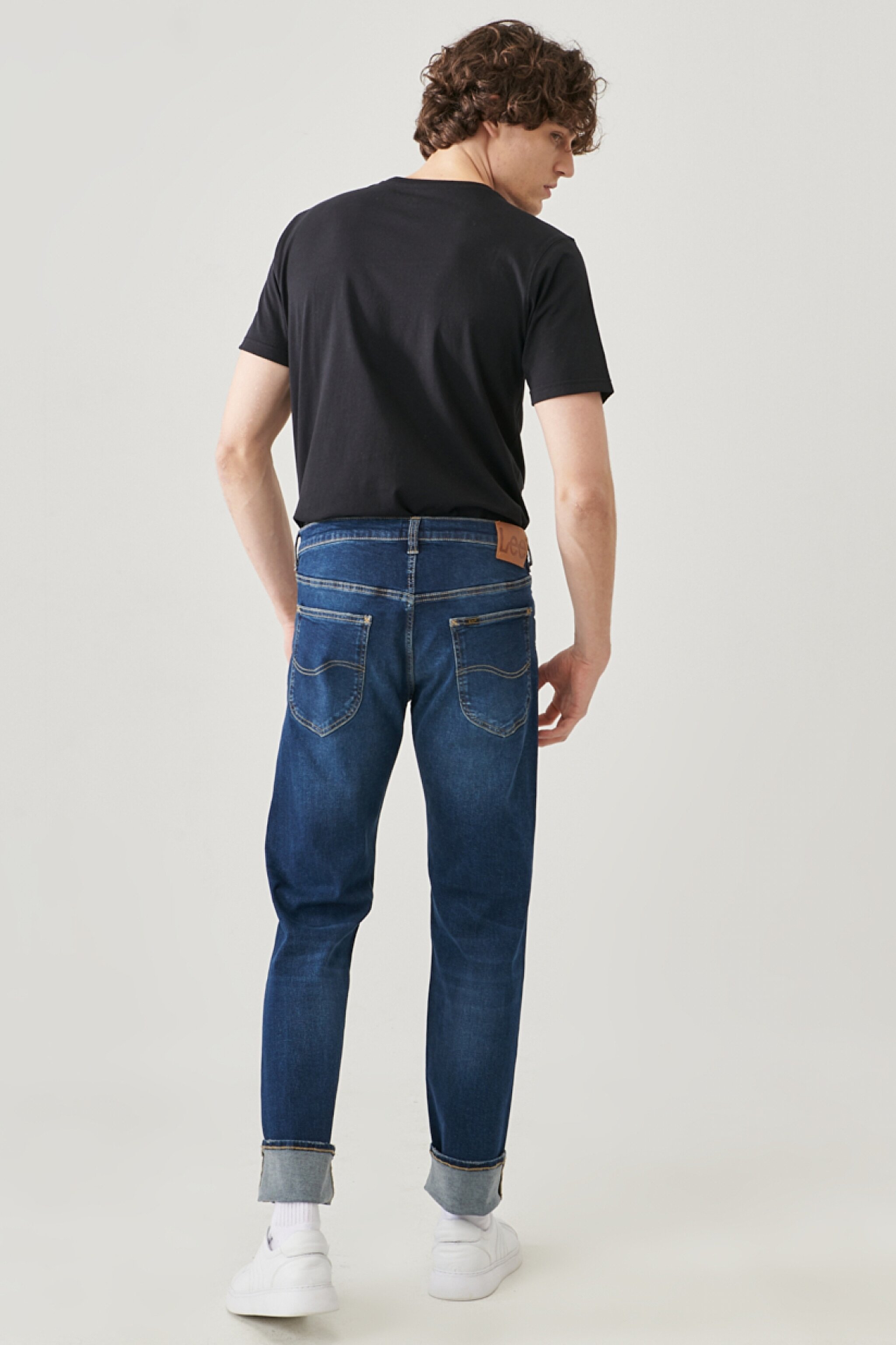 Daren Regular Straight Fit Normal Bel Esnek Jean Kot Pantolon - Blue-L707001400 (görsel 7)