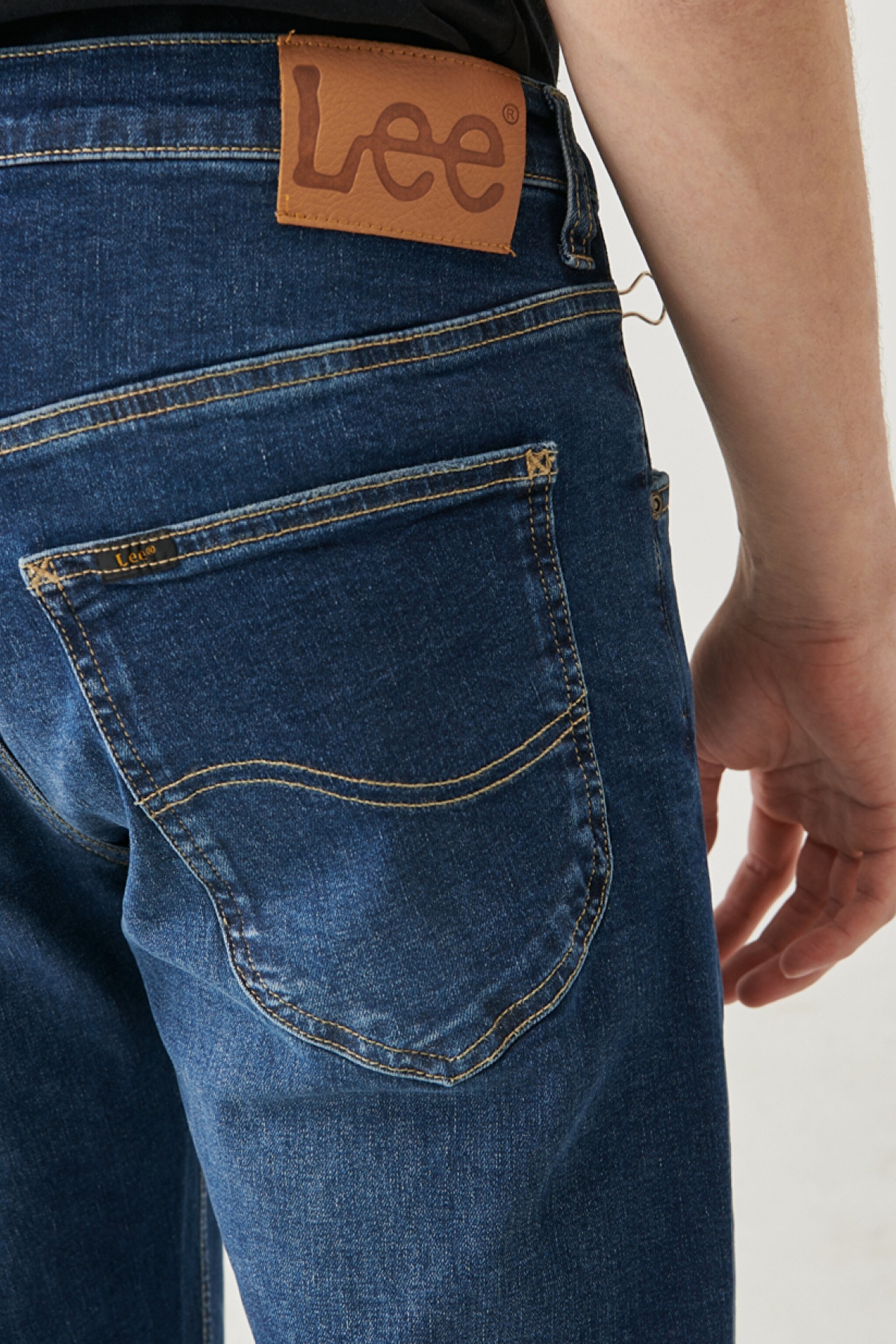 Daren Regular Straight Fit Normal Bel Esnek Jean Kot Pantolon - Blue-L707001400 (görsel 8)