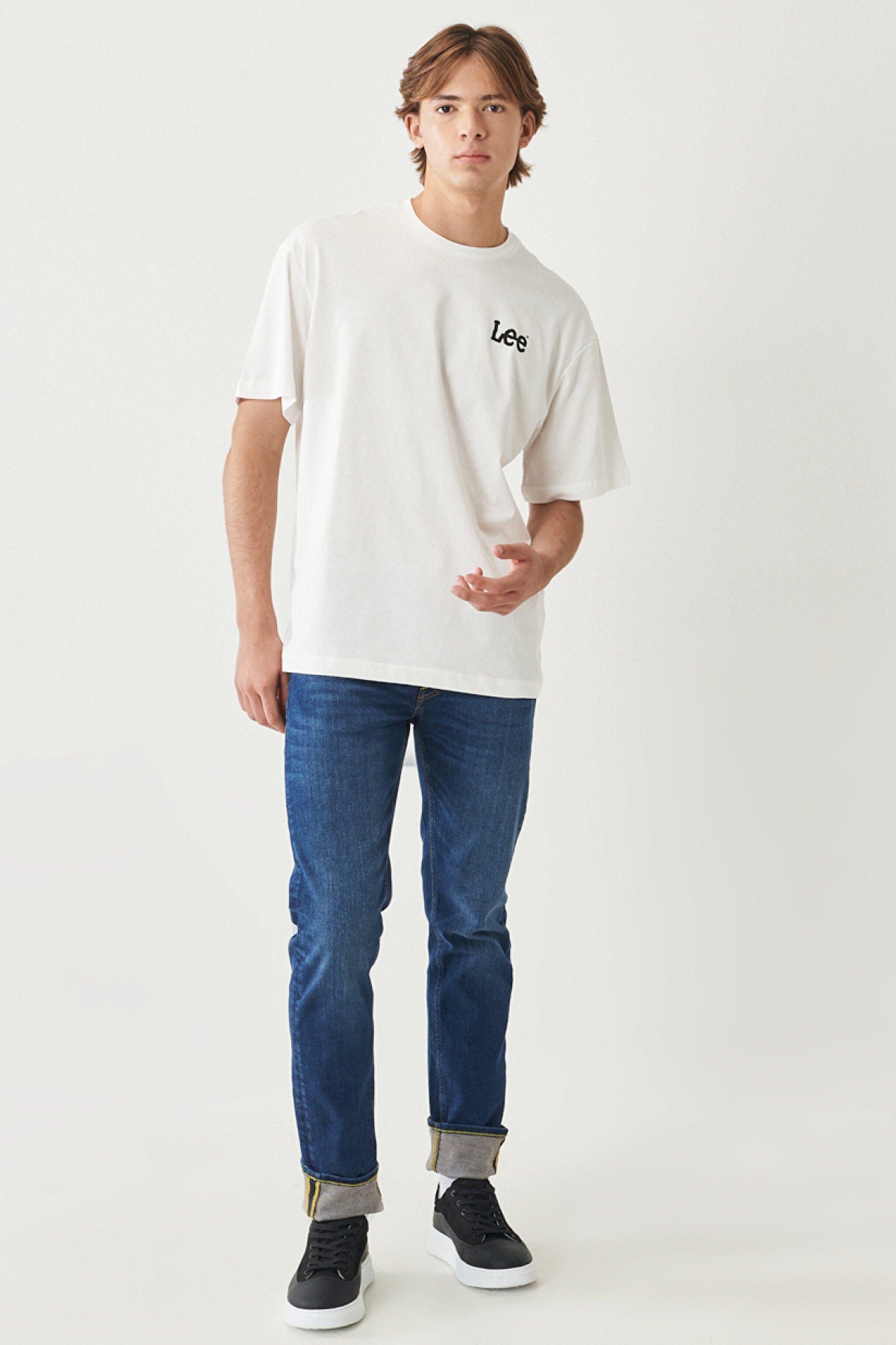Daren Zip Fly Regular Straight Jean Kot Pantolon L707013DA | Lee