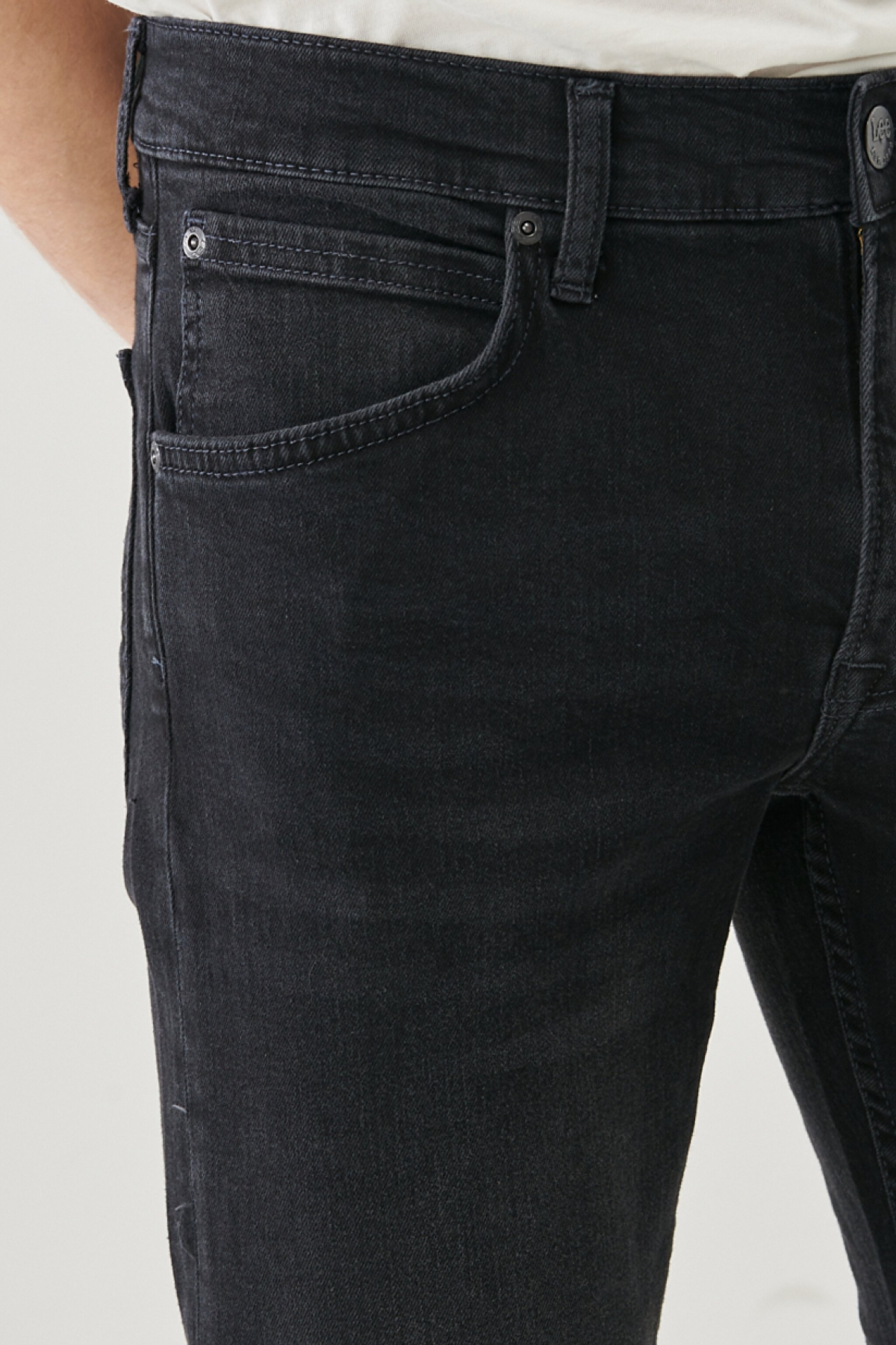 Daren Regular Straight Fit Normal Bel Esnek Jean Kot Pantolon - Bright White-L707014LJ (görsel 3)