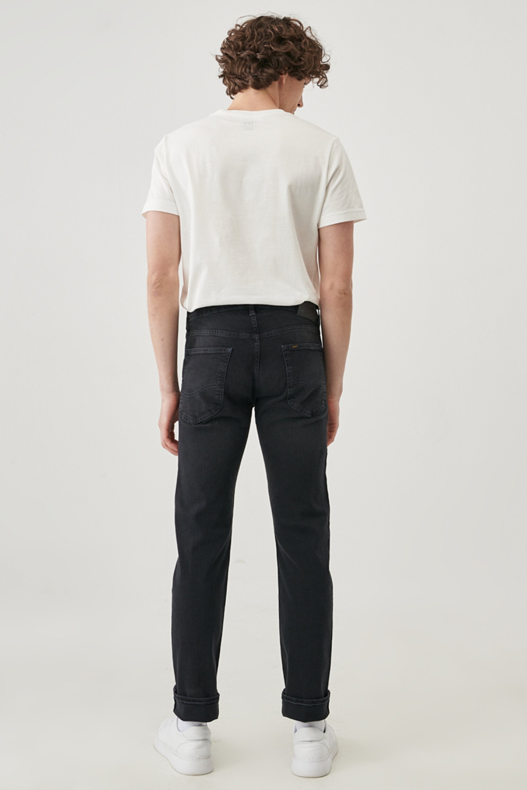 Daren Regular Straight Fit Normal Bel Esnek Jean Kot Pantolon - Bright White-L707014LJ (görsel 4)