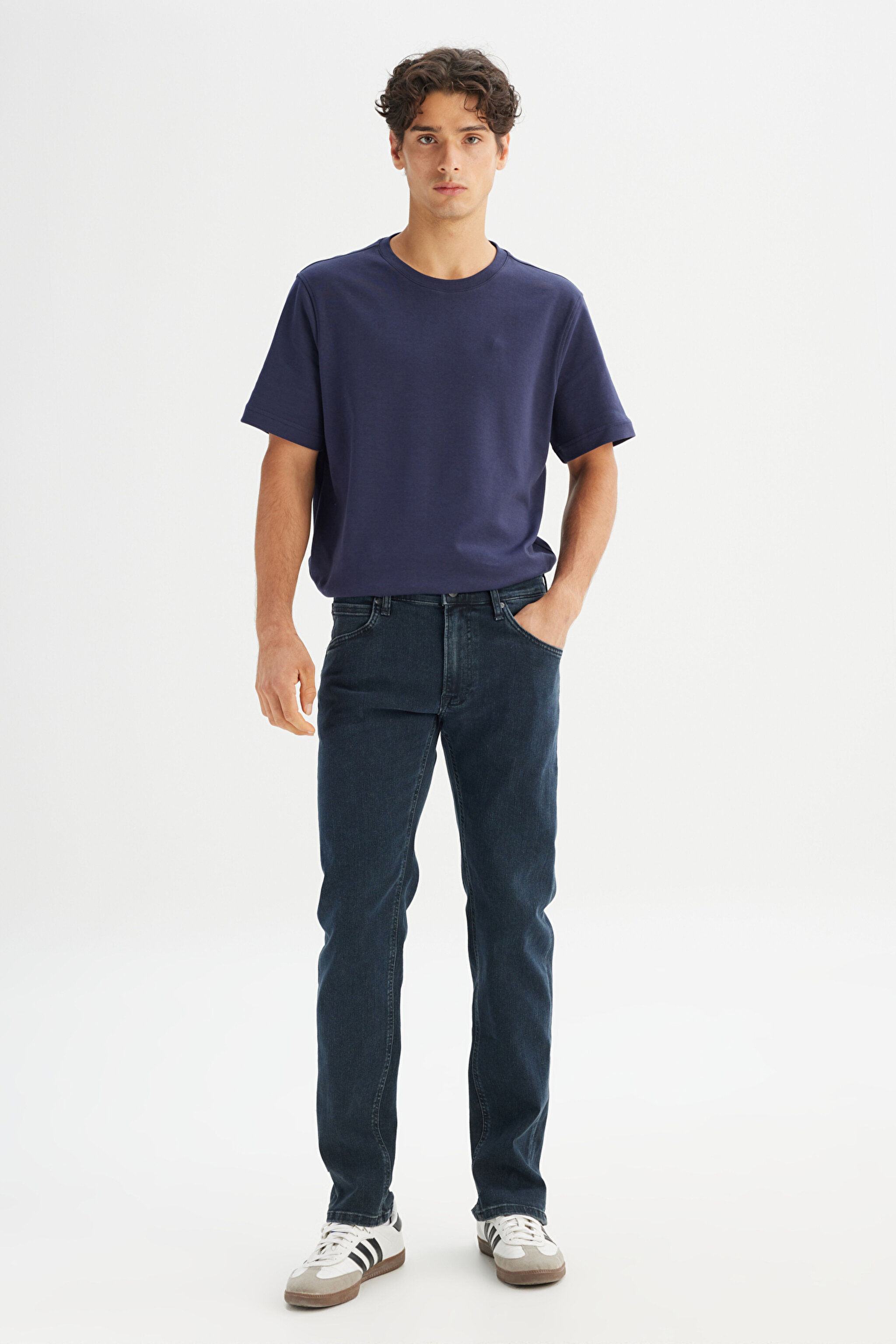 Daren Regular Straight Fit Normal Bel Esnek Jean Kot Pantolon