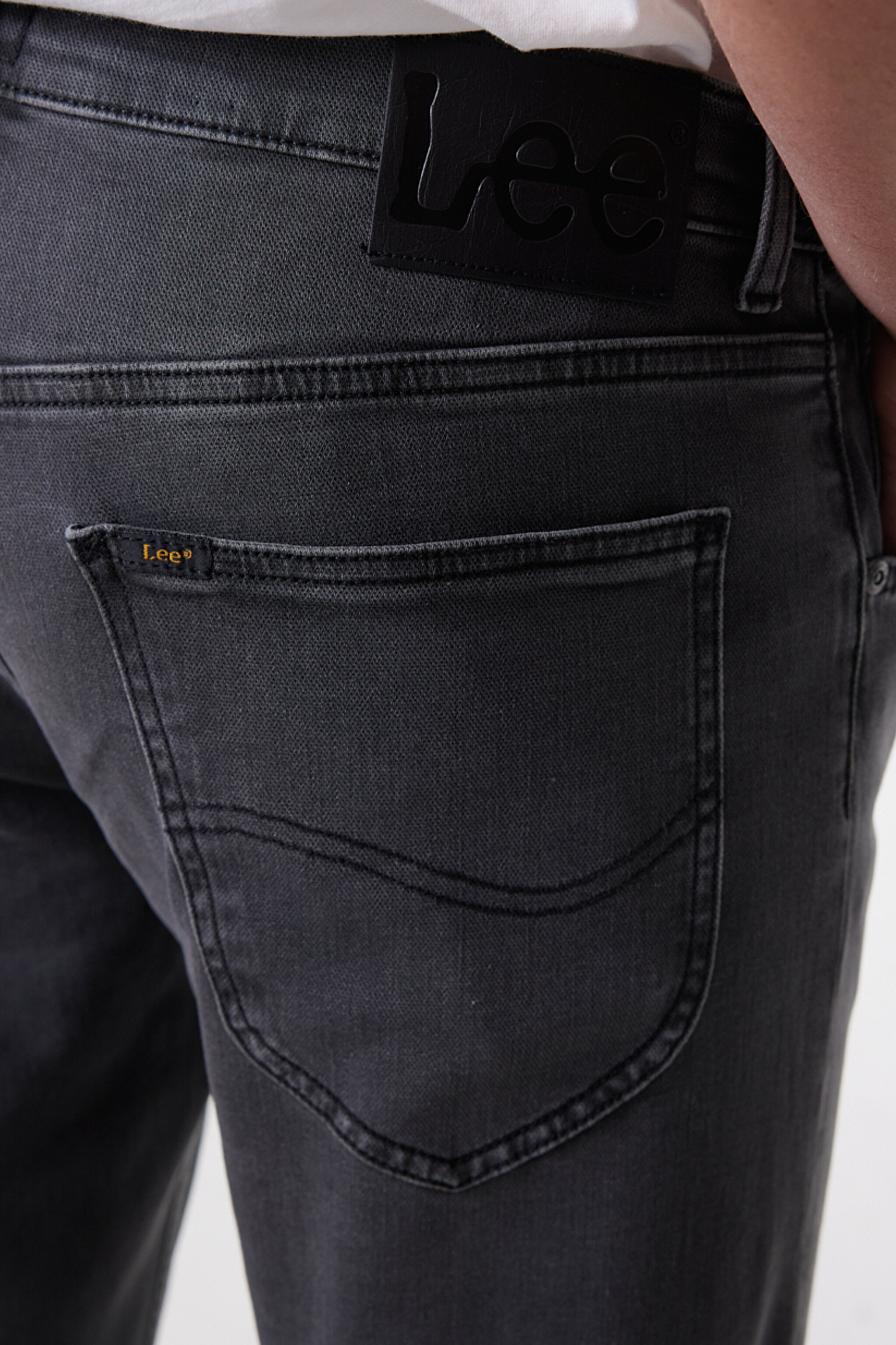 Daren Regular Fit Normal Kesim Normal Bel Gri Esnek Jean Kot Pantolon - Gray-L707057035 (görsel 5)