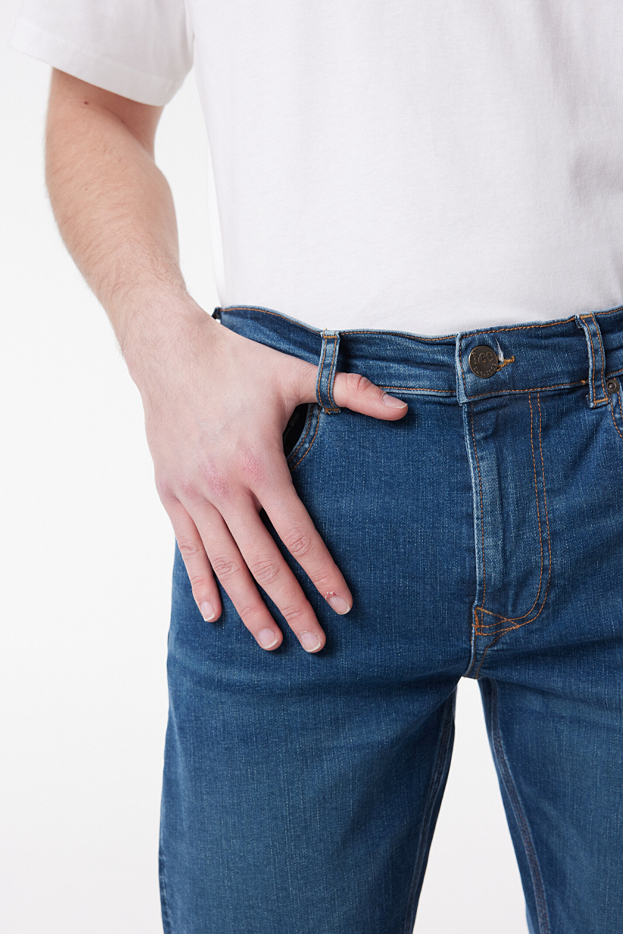 Daren Regular Fit Normal Kesim Normal Bel Mavi Esnek Jean Kot Pantolon - Stone-L70705858 (görsel 4)
