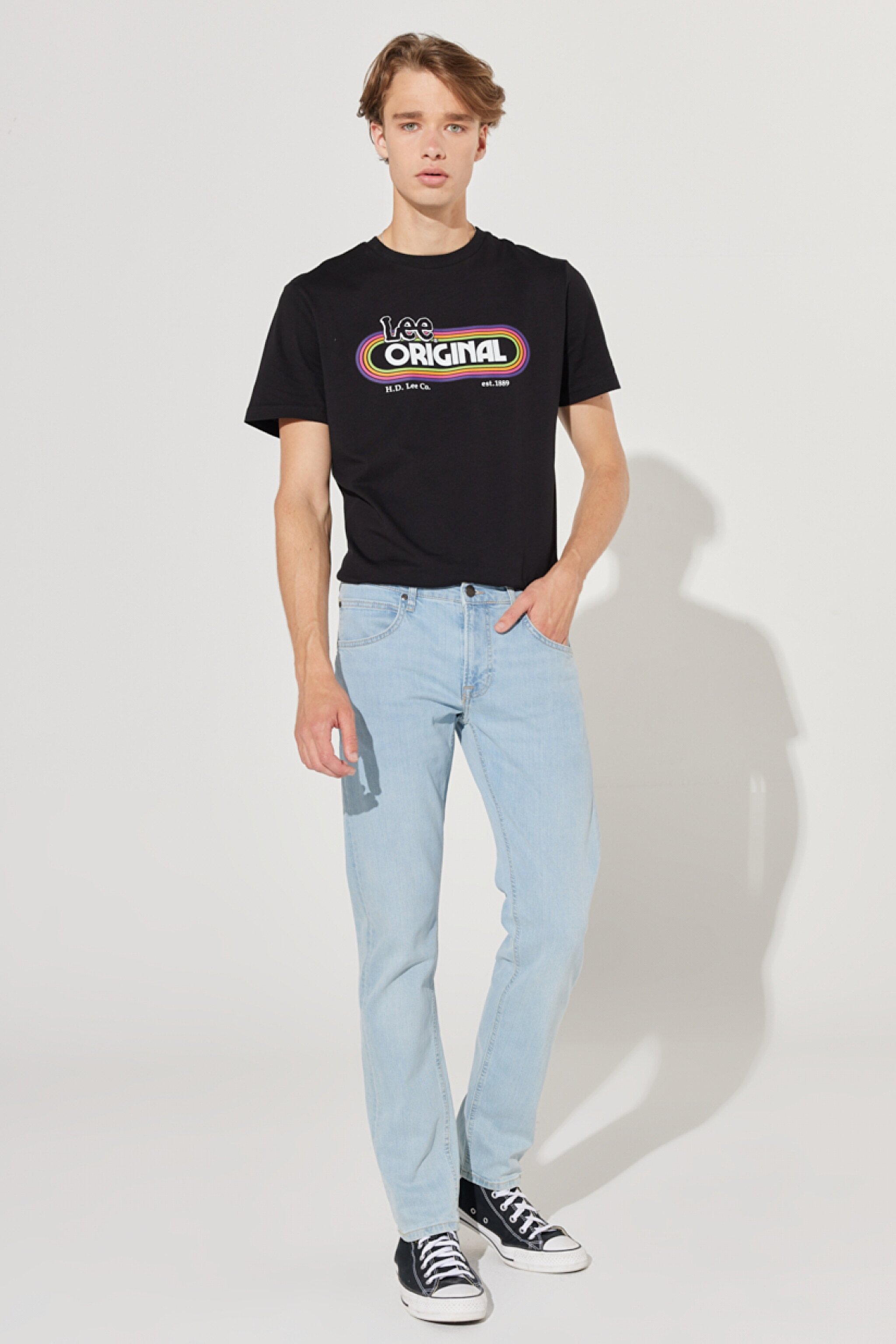 Daren Regular Fit Normal Kesim Normal Bel Esnek Jean Kot Pantolon - Blue Sky Light-L707ICC25 (görsel 2)