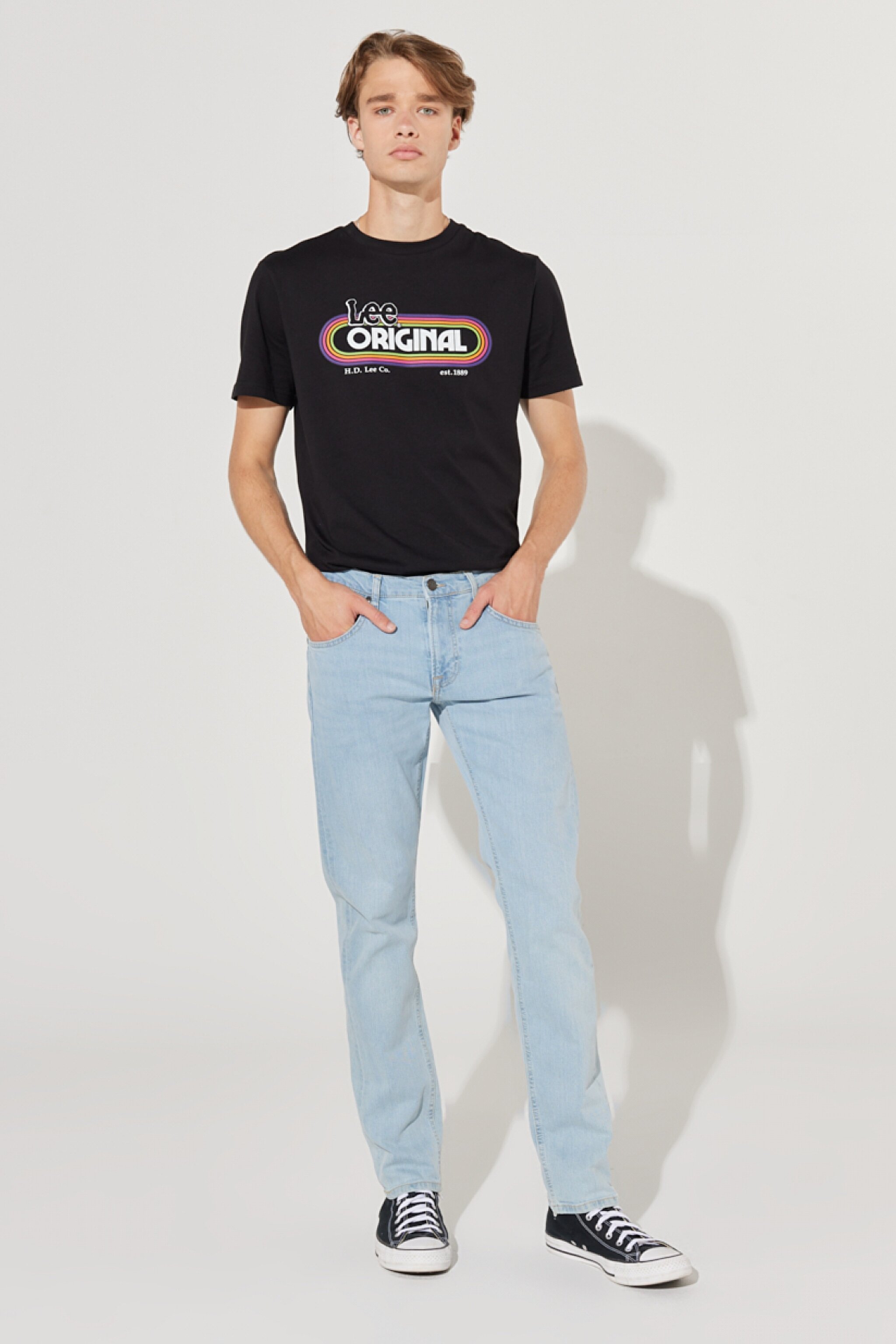 Daren Regular Fit Normal Kesim Normal Bel Esnek Jean Kot Pantolon - Blue Sky Light-L707ICC25 (görsel 3)