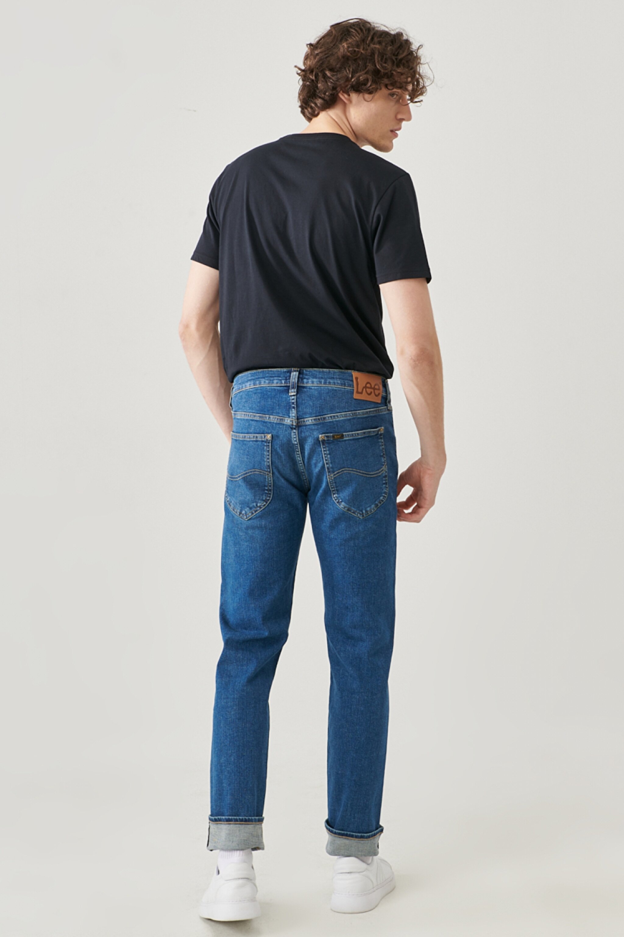 Daren Zip Fly Regular Straight %100 Pamuk Jean Pantolon L707NLUC