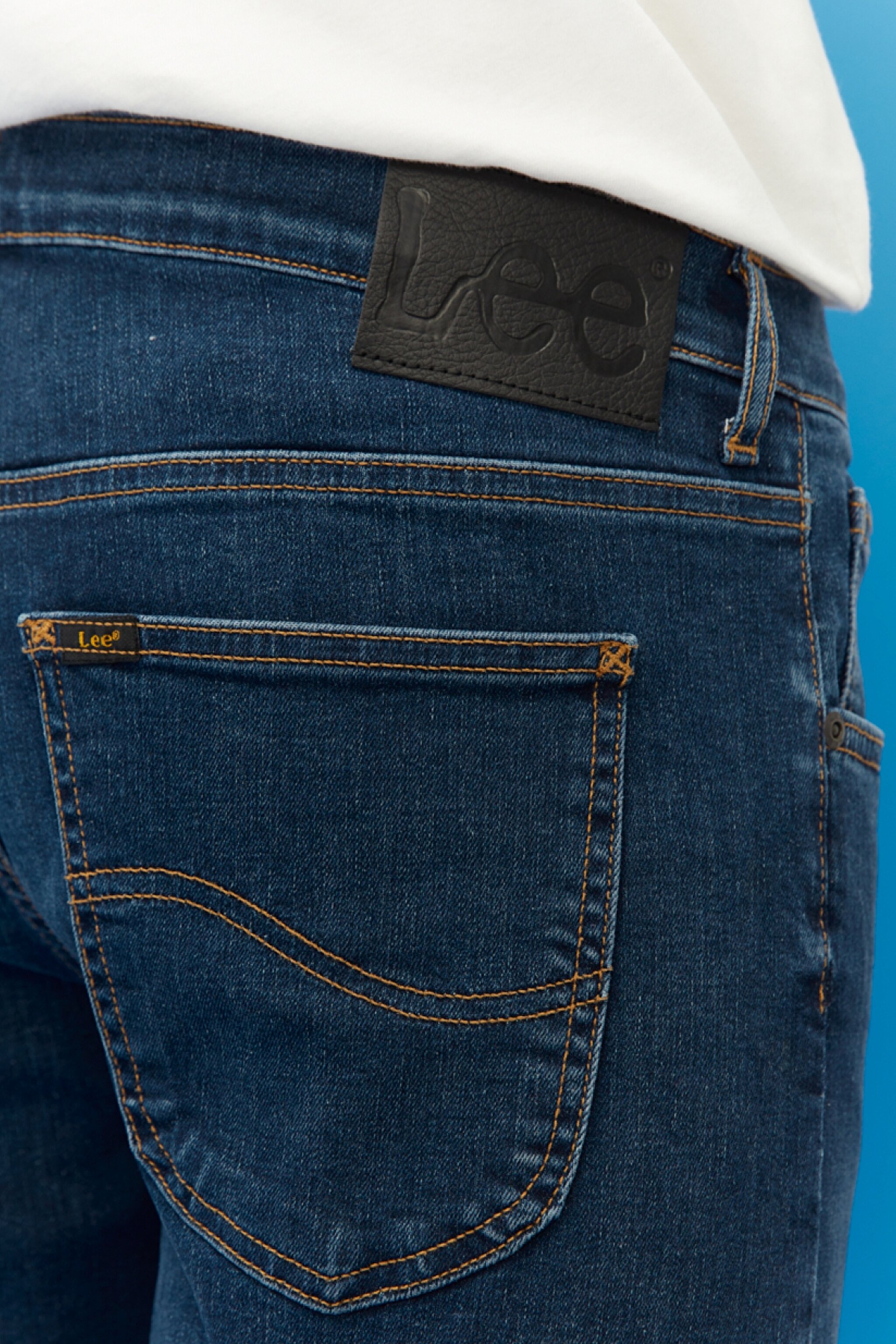 Daren Regular Straight Fit Normal Bel Esnek Jean Kot Pantolon - Dark Worn-L707SQXP (görsel 6)