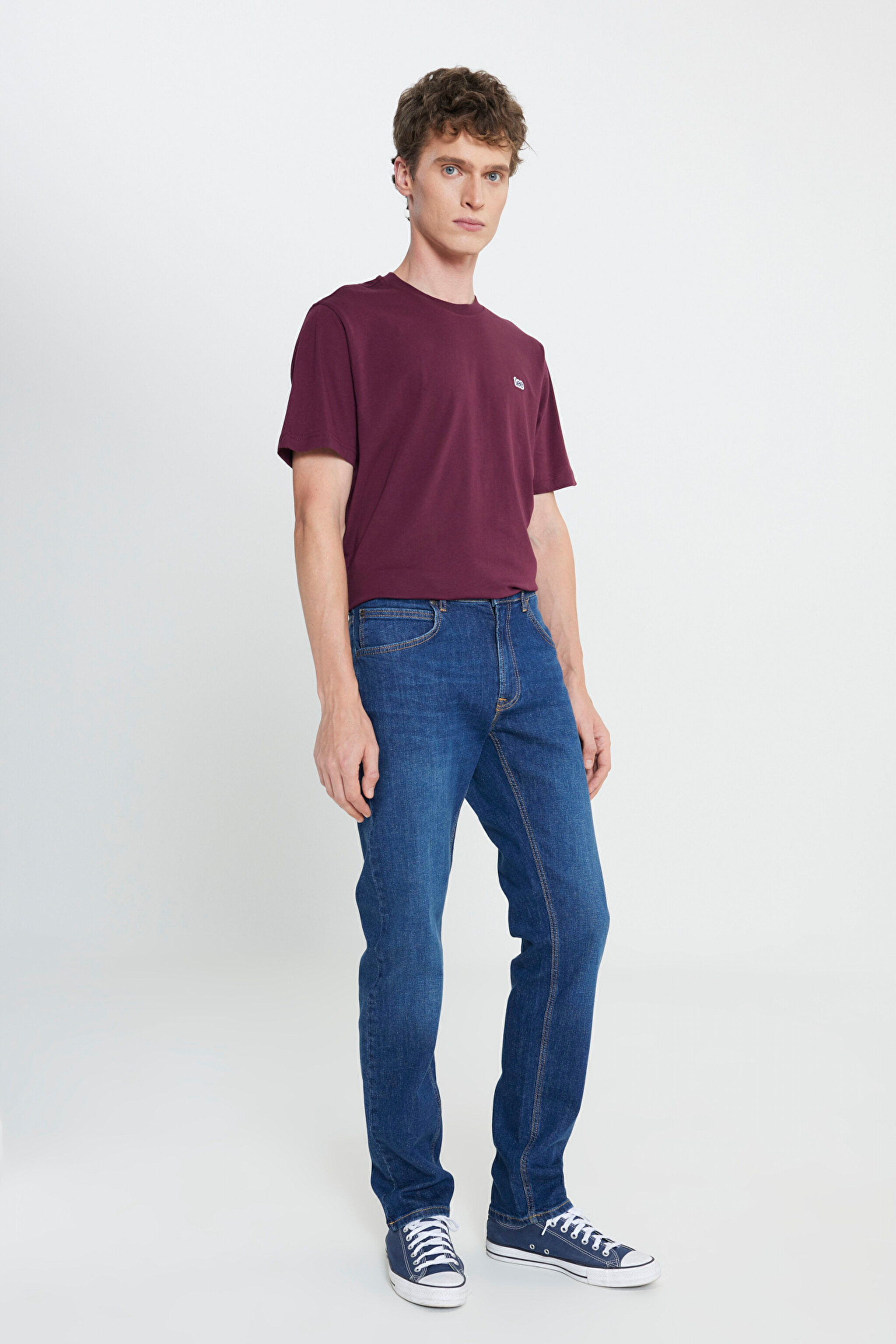 Daren Regular Fit Normal Bel Koyu Mavi Esnek Jean Kot Pantolon
