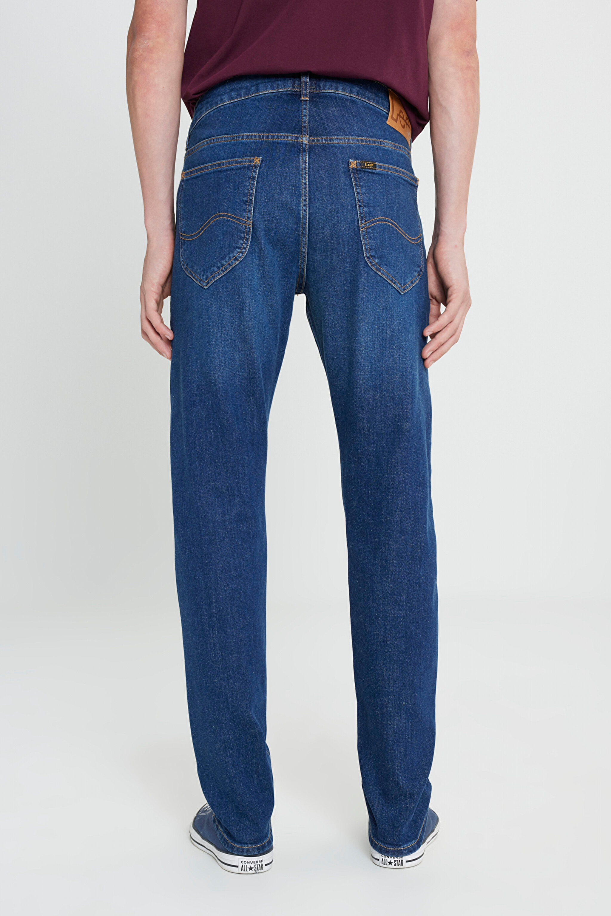 Daren Regular Fit Normal Bel Koyu Mavi Esnek Jean Kot Pantolon - Dark Hunt-L707VME13 (görsel 4)
