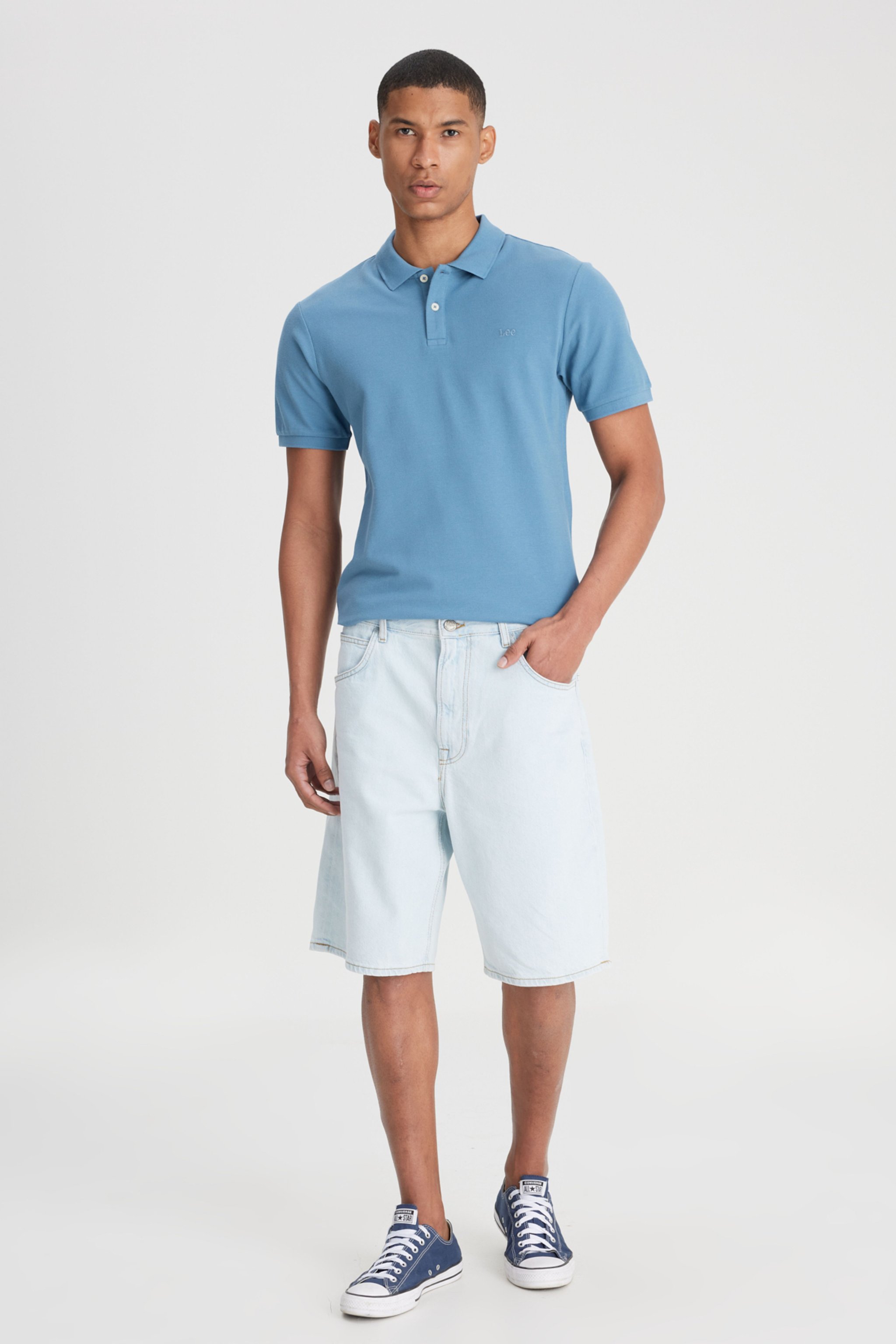 Regular Fit Normal Kesim 5 Cep Esnek Jean Şort - Light Fallon-L70UGAOU (görsel 4)