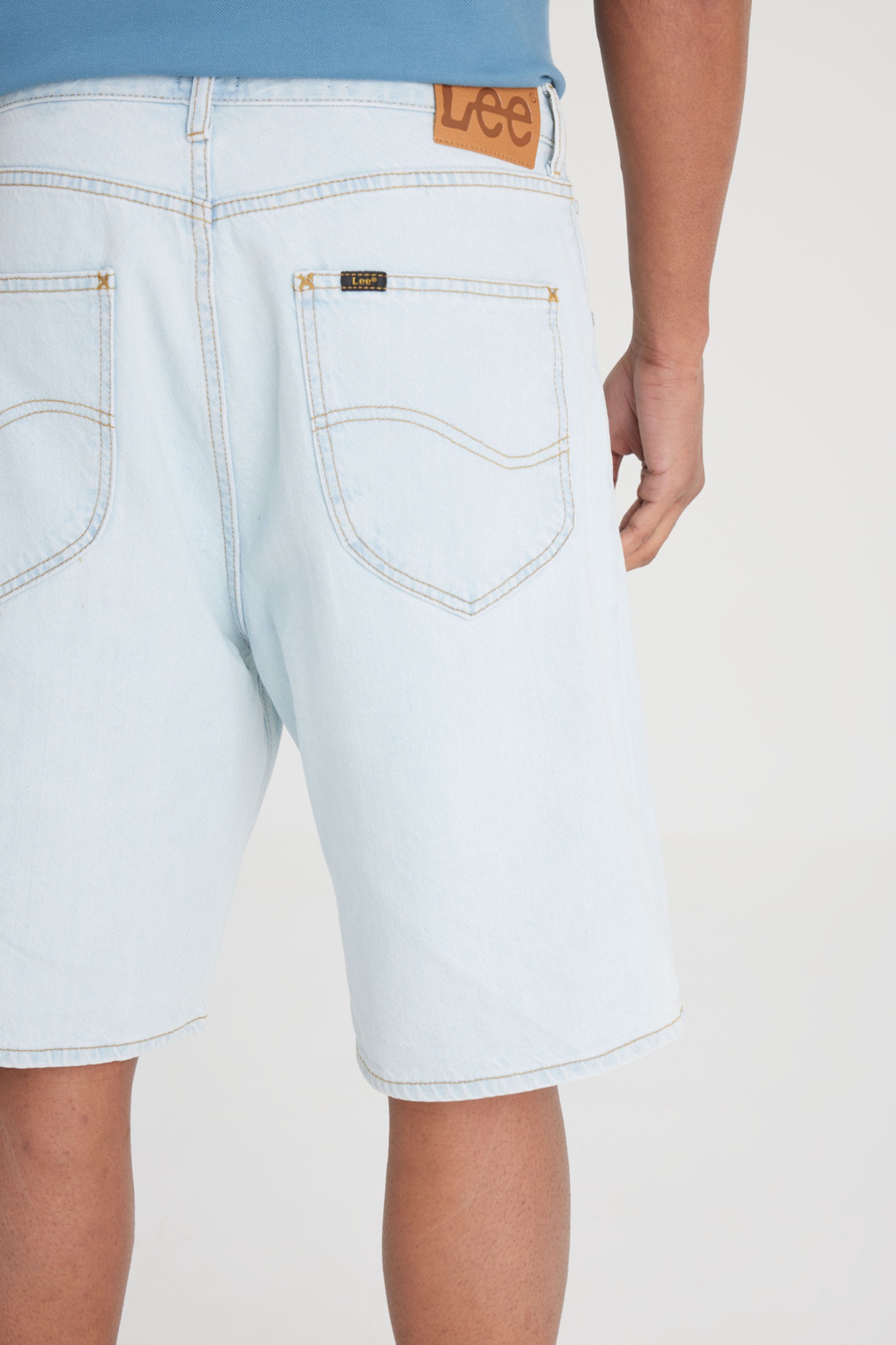 Regular Fit Normal Kesim 5 Cep Esnek Jean Şort - Light Fallon-L70UGAOU (görsel 6)
