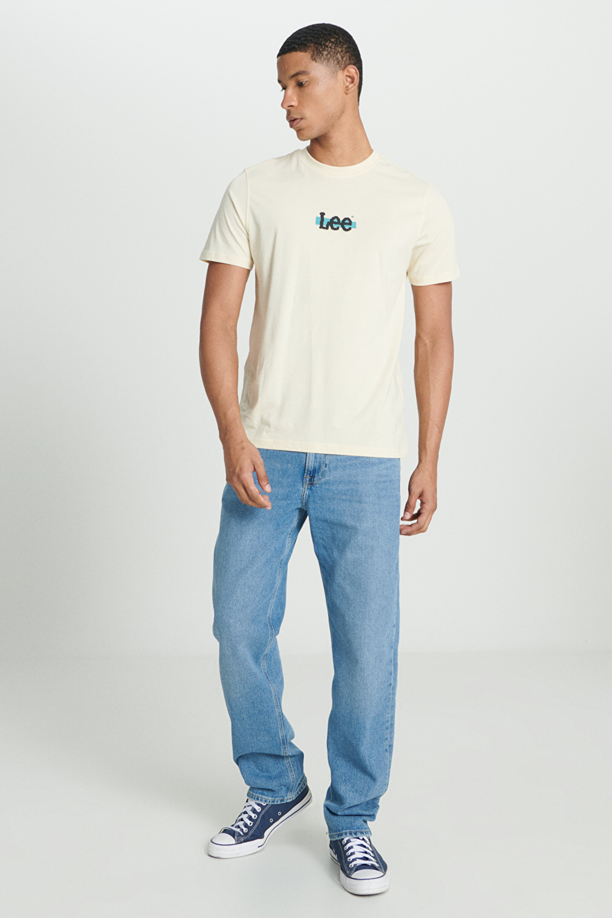 Loose Fit Rahat Kesim Normal Bel Düz Paça West Açık Mavi Jean Kot Pantolon