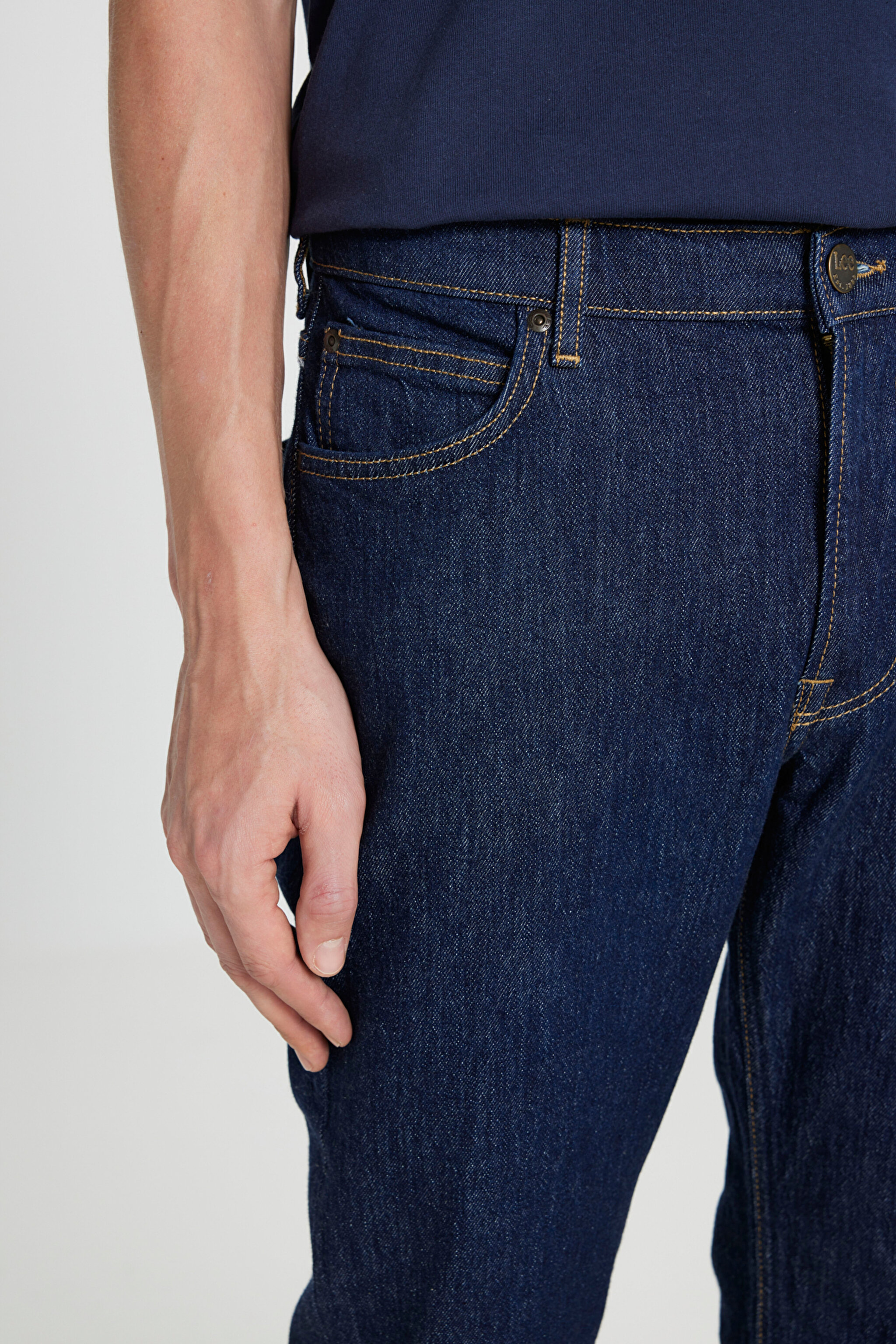 West Straight Fit Normal Bel Esnek Jean Kot Pantolon - Rinse-L70WMW36 (görsel 5)