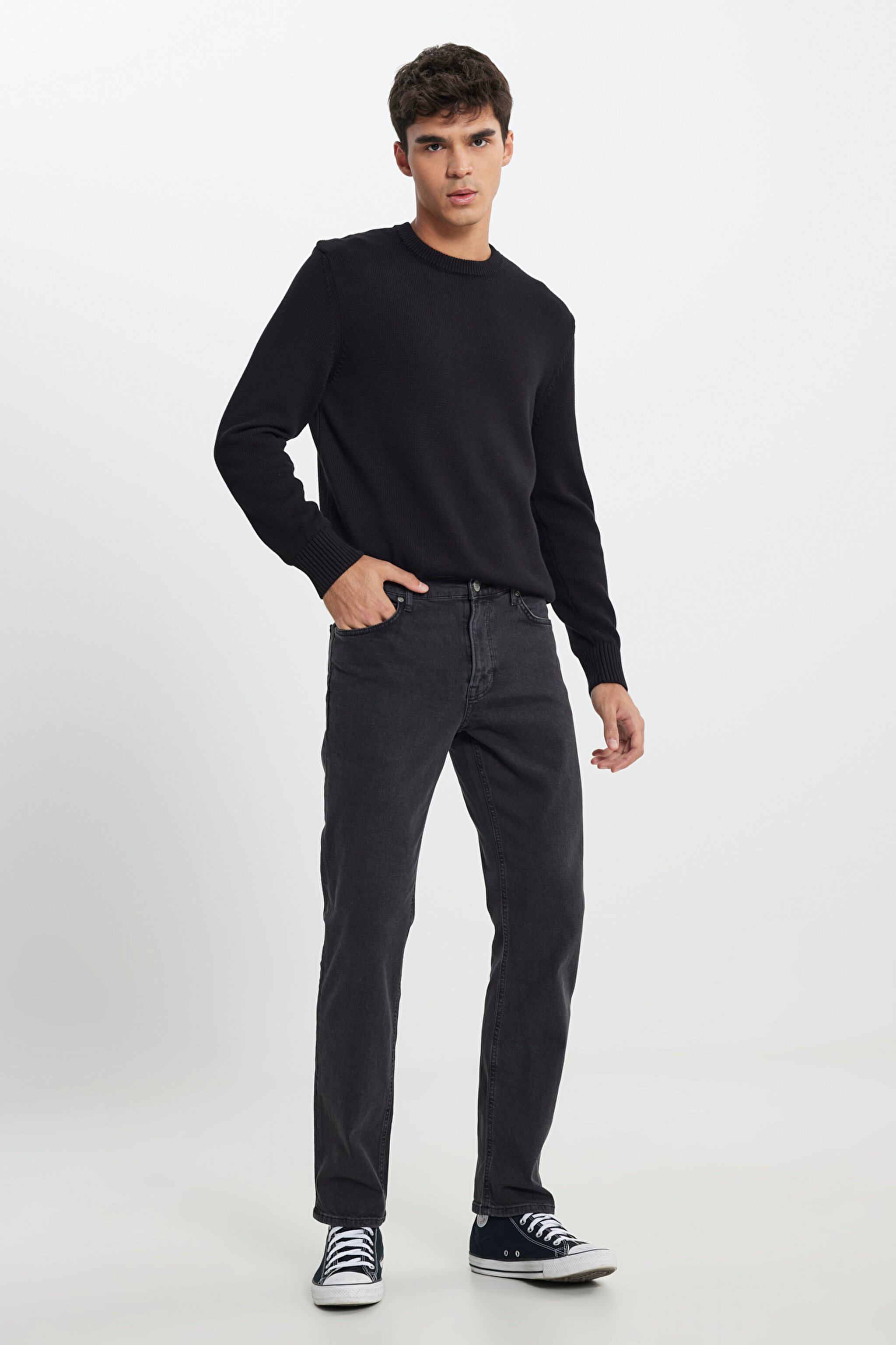 West Straight Fit Normal Bel Esnek Jean Kot Pantolon - Used Hellen-L70WPCMM