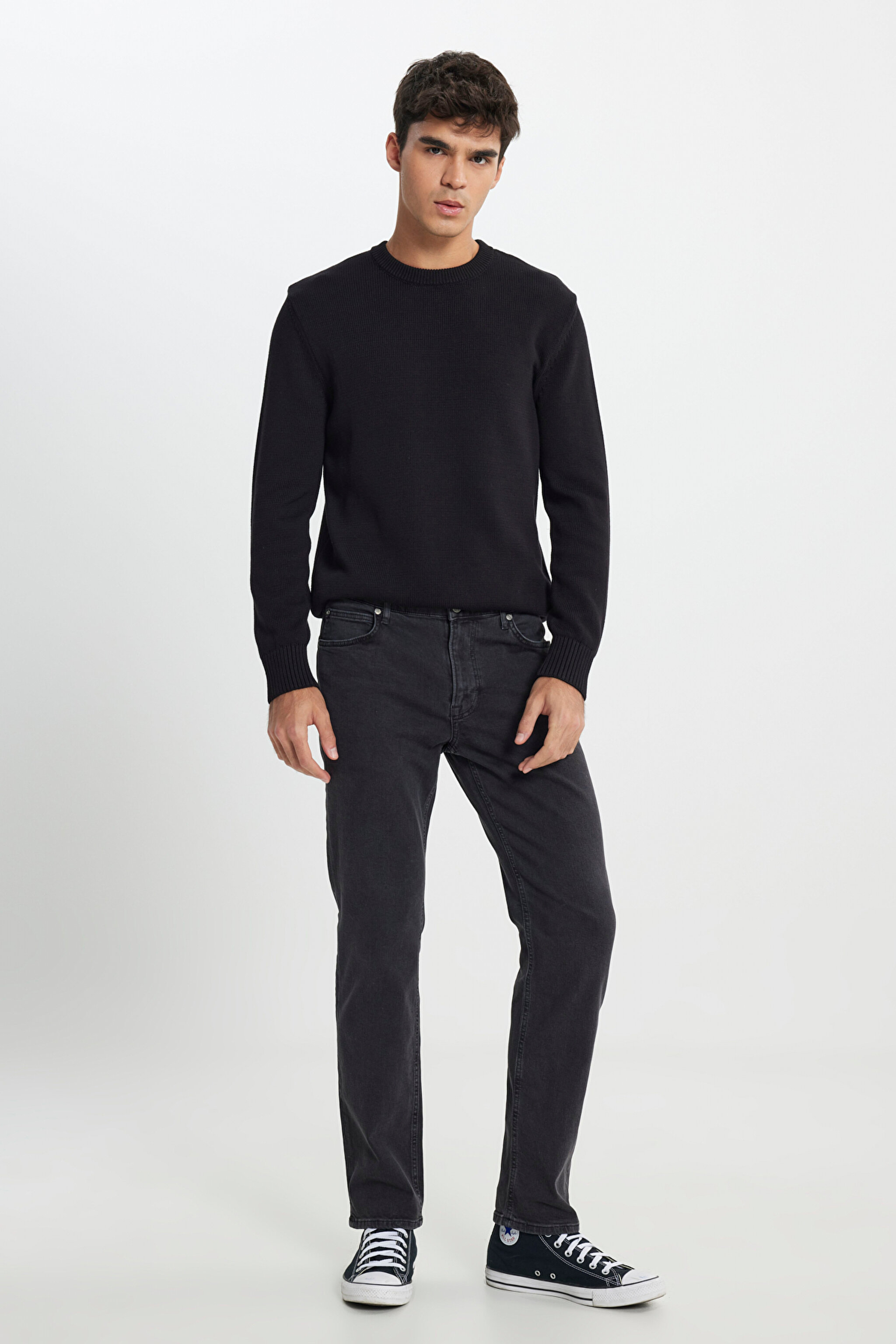 West Straight Fit Normal Bel Esnek Jean Kot Pantolon - Used Hellen-L70WPCMM (görsel 2)