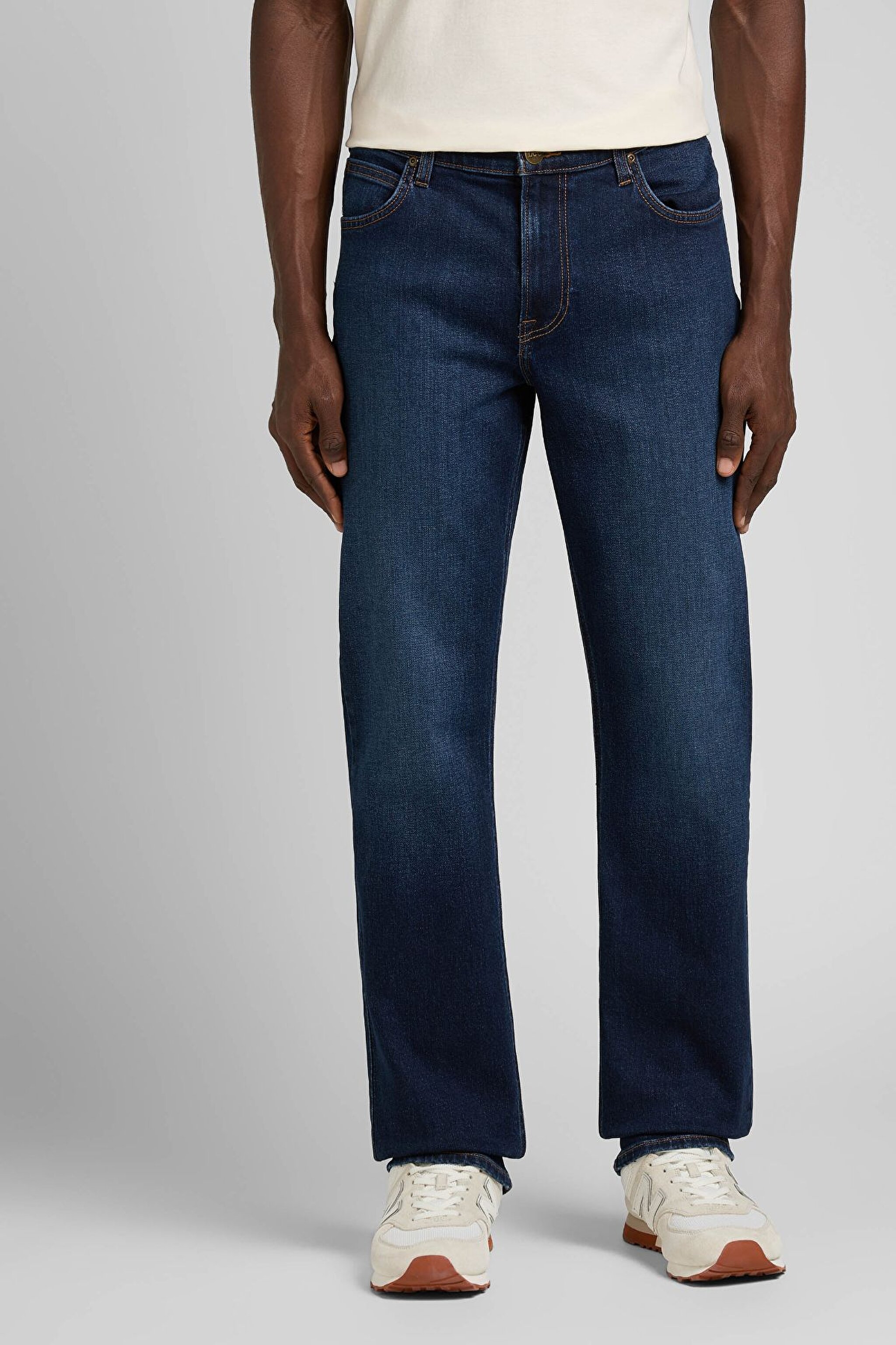 West Loose Fit Rahat Kesim Koyu Mavi Esnek Jean Kot Pantolon