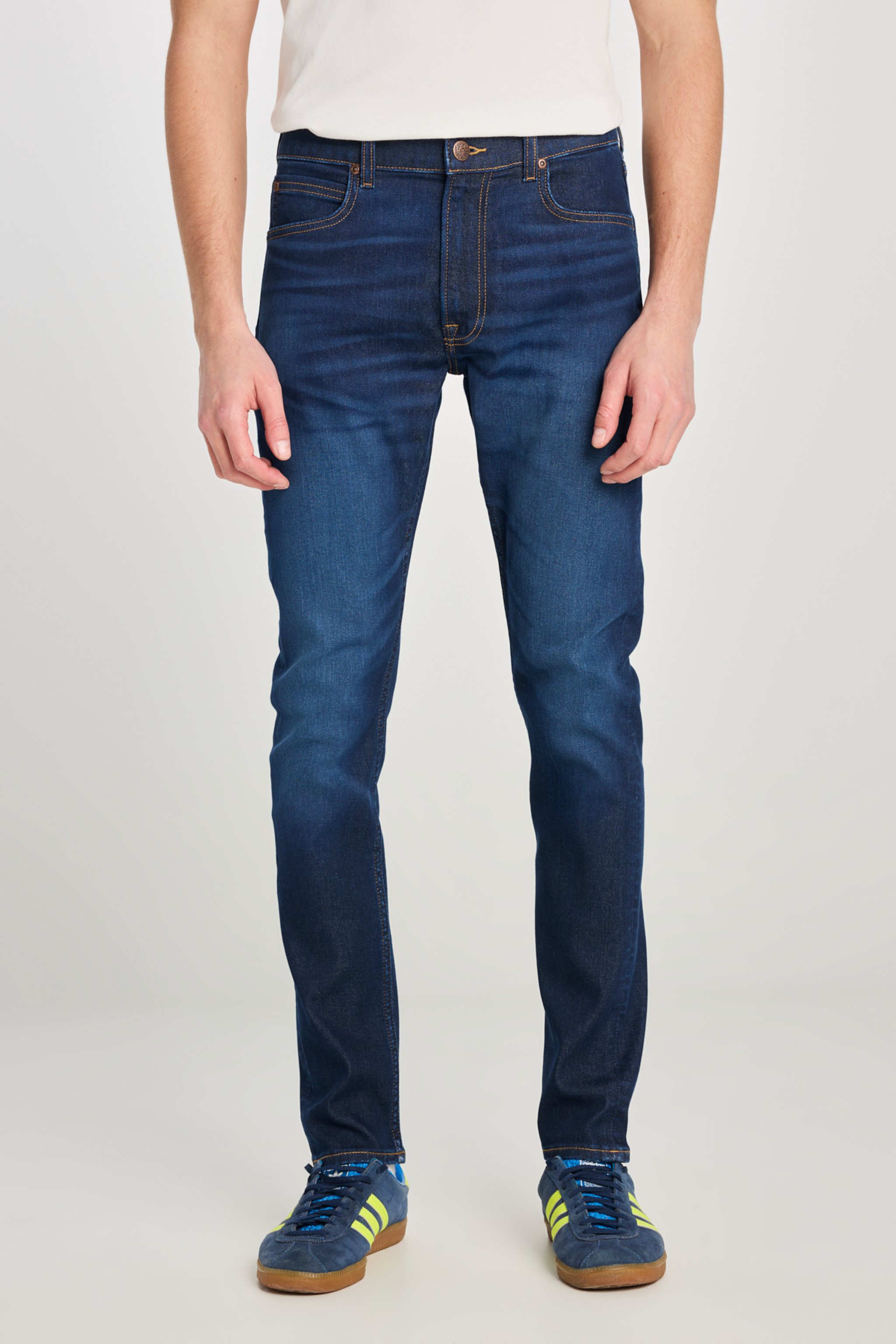 Luke Slim Fit Dar Kesim Mavi Pamuklu Esnek Jean Denim Pantolon