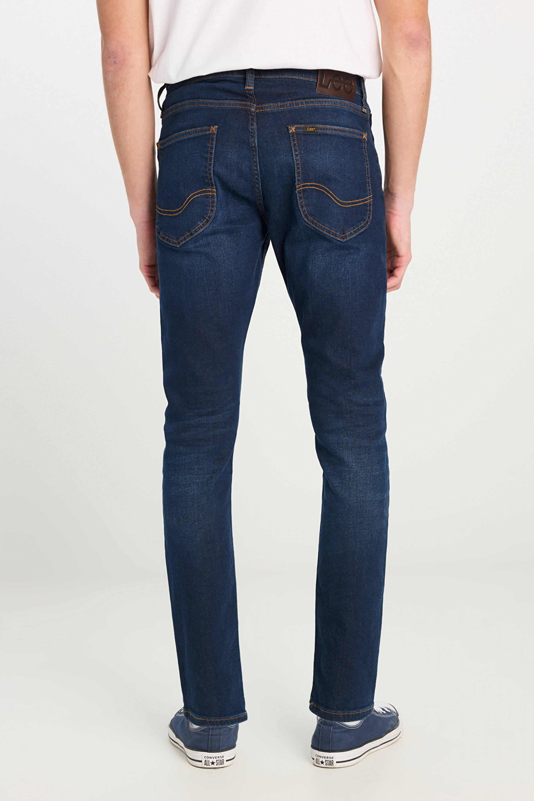 Luke Slim Fit Düşük Bel Denim Esnek Jean Kot Pantolon - Deep Blue-L719011397 (görsel 4)