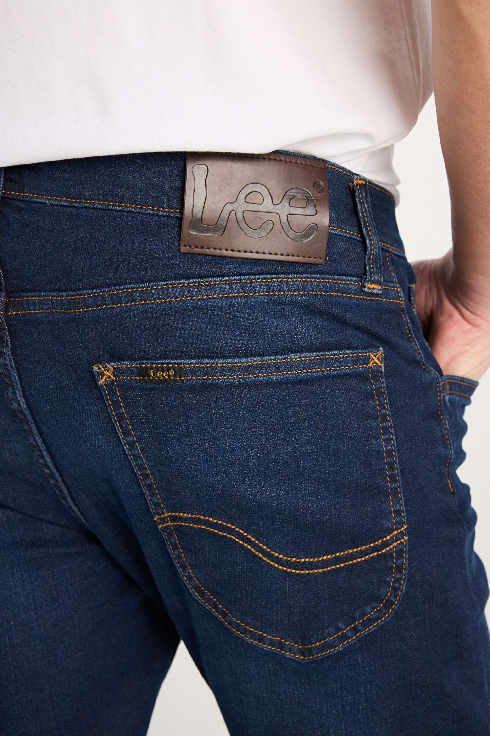 Luke Slim Fit Düşük Bel Denim Esnek Jean Kot Pantolon - Deep Blue-L719011397 (görsel 5)