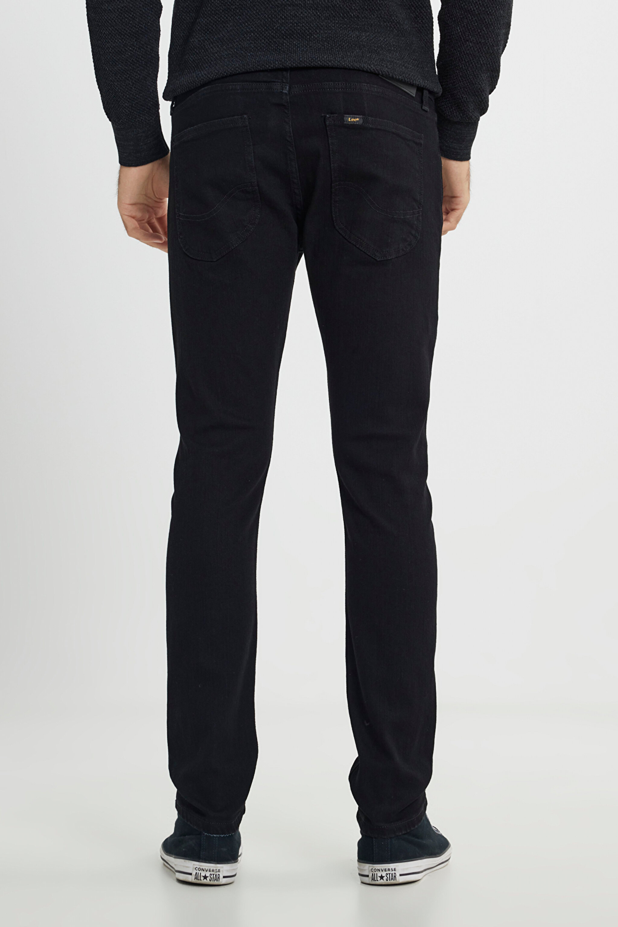 Luke Slim Fit Düşük Bel Denim Esnek Jean Kot Pantolon - Venom Black-L719012009 (görsel 4)