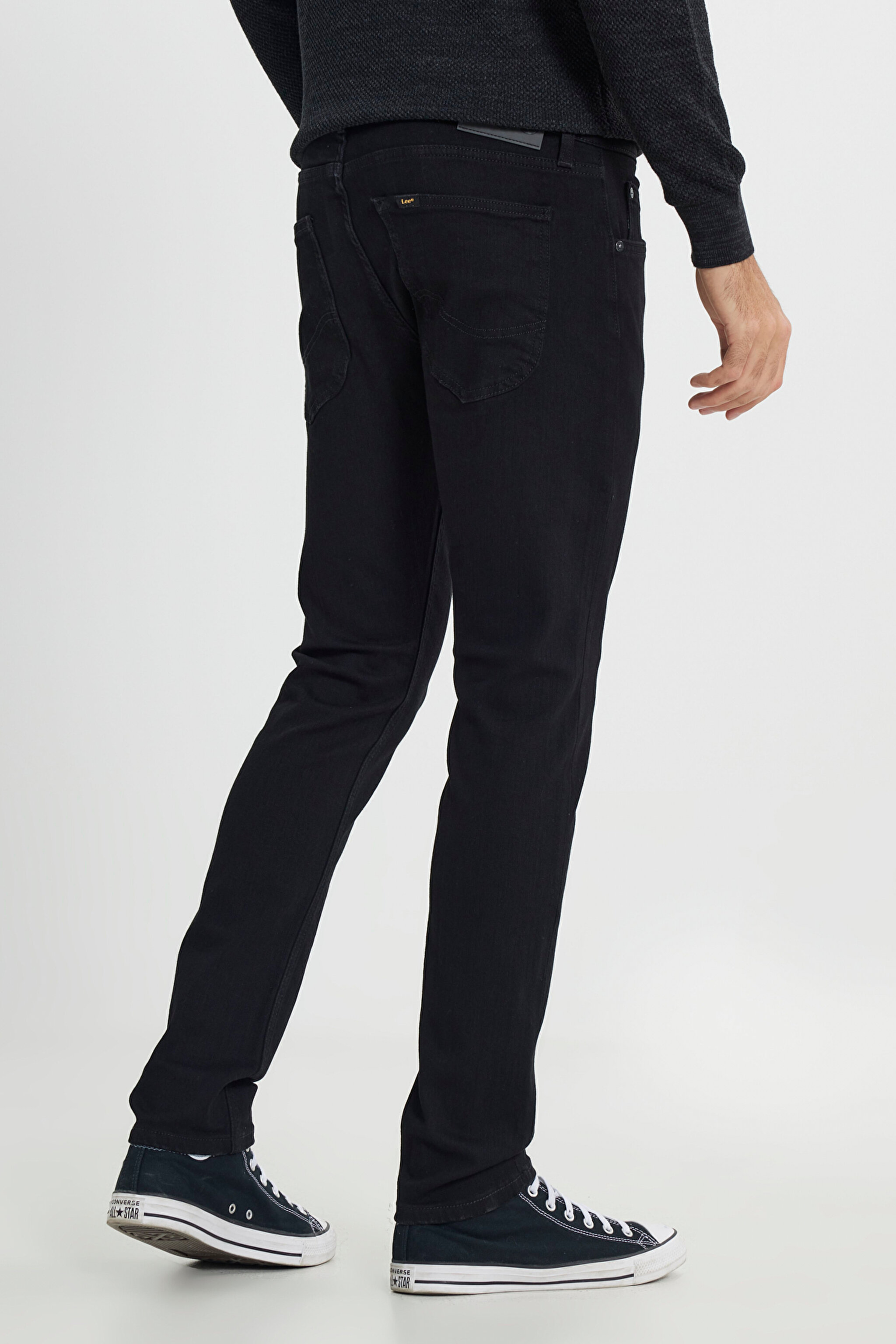 Luke Slim Fit Düşük Bel Denim Esnek Jean Kot Pantolon - Venom Black-L719012009 (görsel 6)
