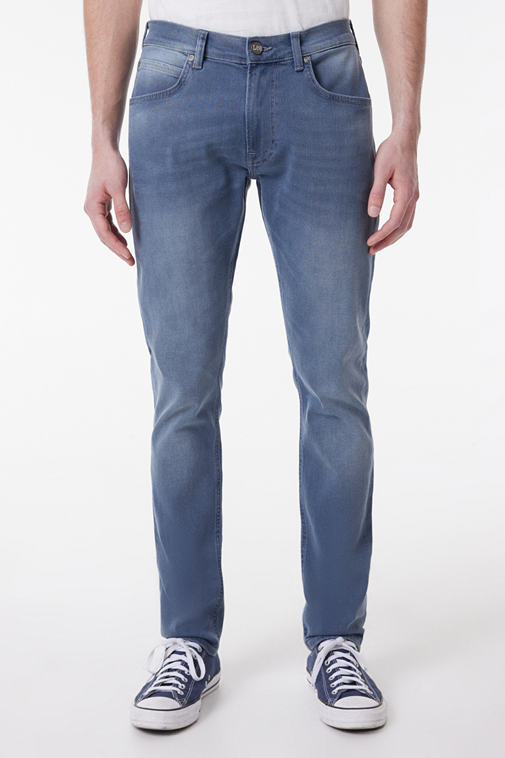 Luke Slim Tapered Esnek Jean Kot Pantolon - Oxford Tan-L719026UQ (görsel 3)